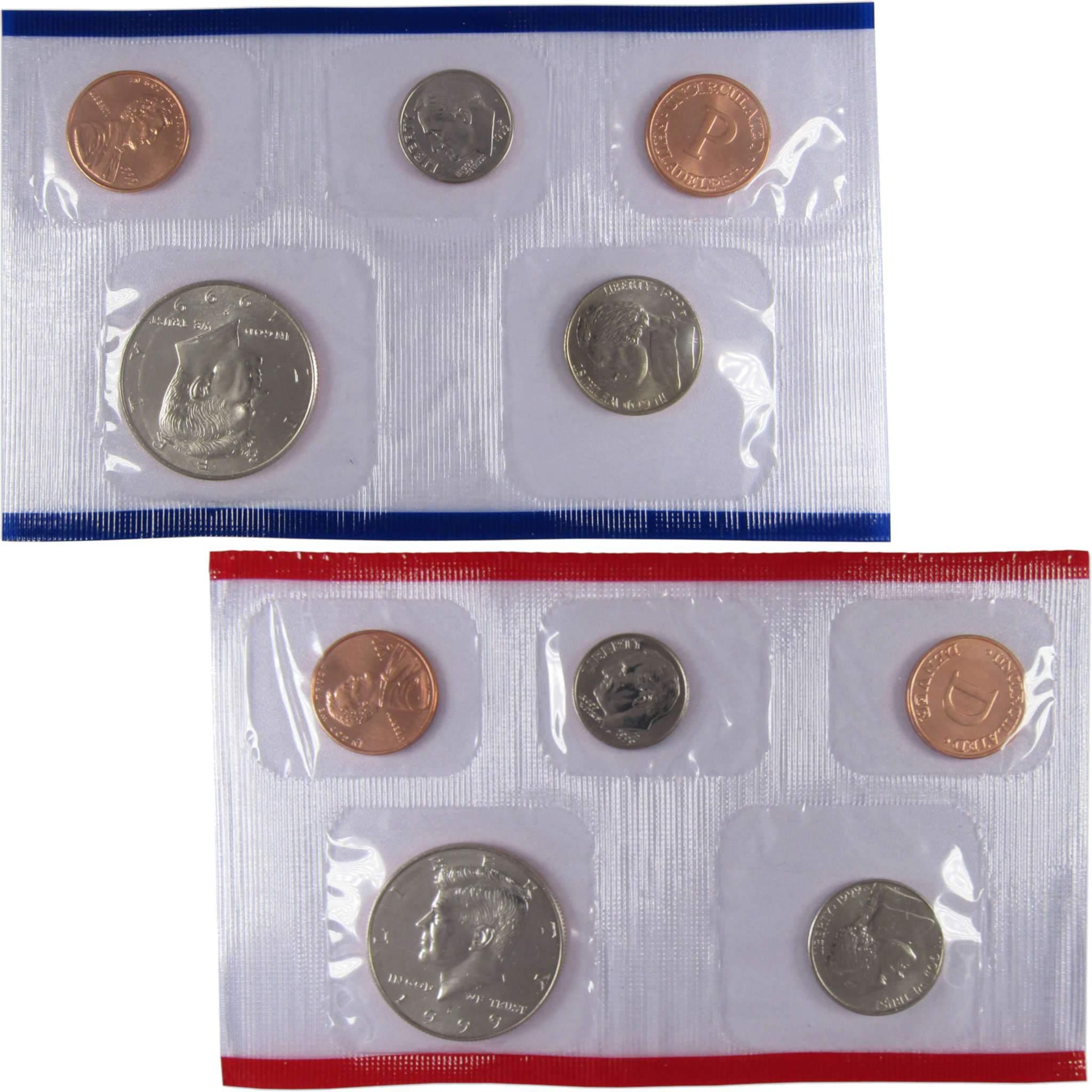 1999 Uncirculated Coin Set U.S Mint Original Government Packaging OGP