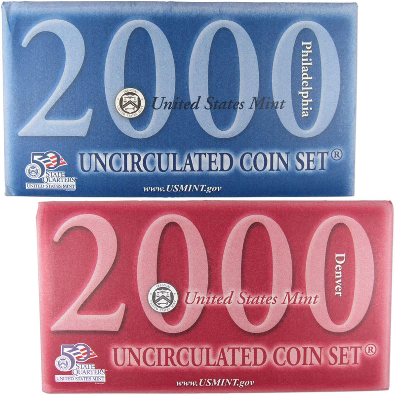2000 U.S. Mint Set Uncirculated Original Government Packaging OGP Collectible - Profile Coins & Collectibles 
