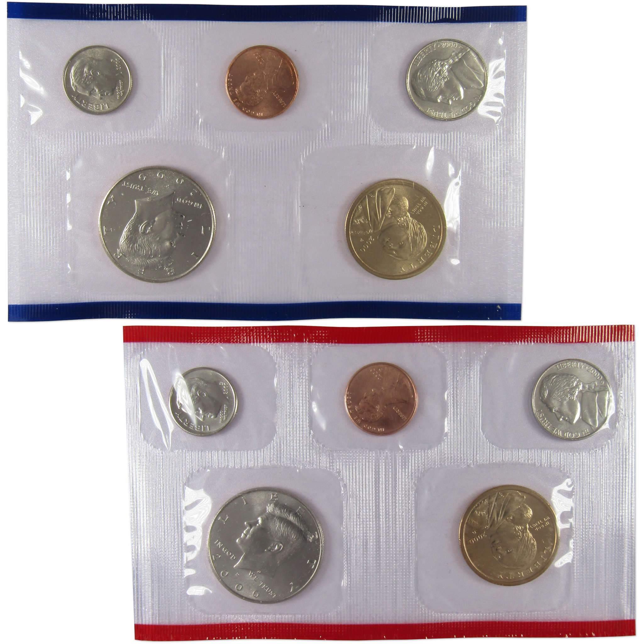 2000 U.S. Mint Set Uncirculated Original Government Packaging OGP Collectible