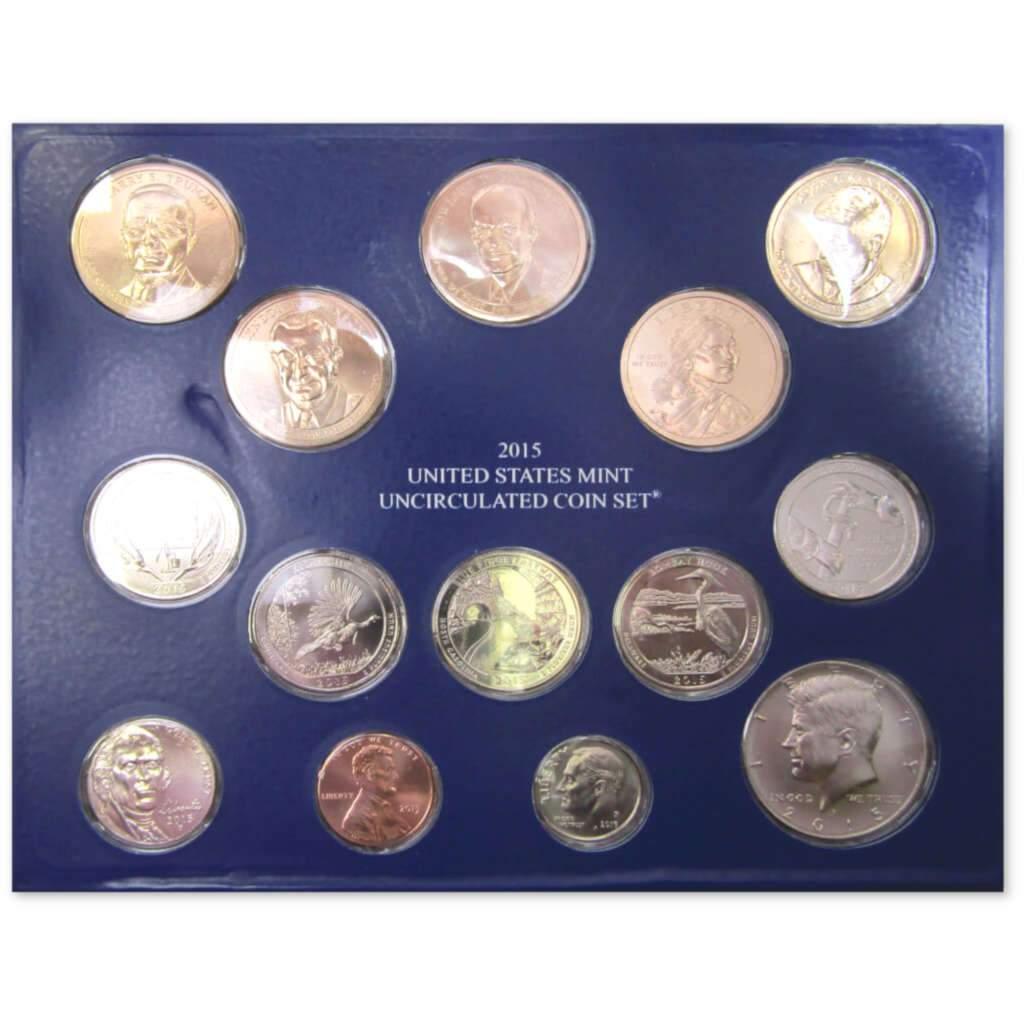 2015 U.S. Mint Set Uncirculated Original Government Packaging OGP Collectible