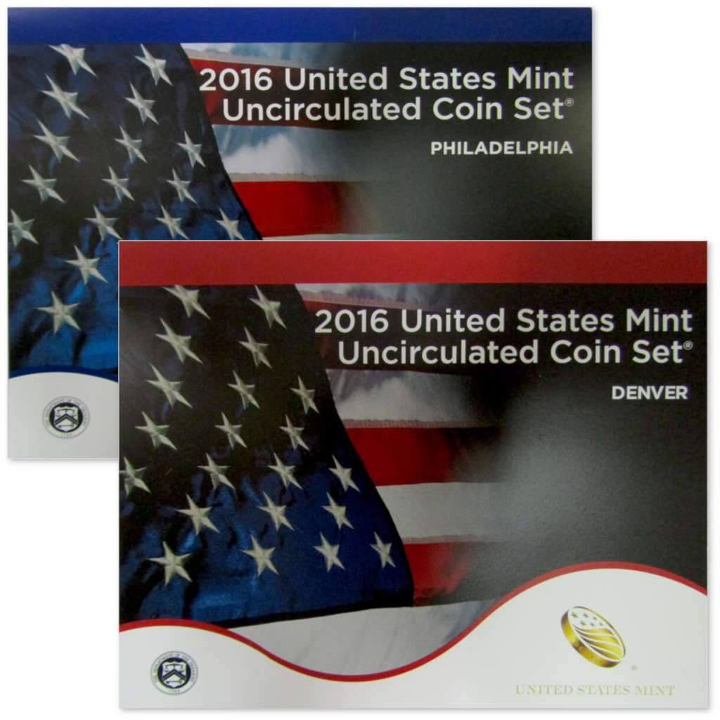 2016 U.S. Mint Set Uncirculated Original Government Packaging OGP Collectible