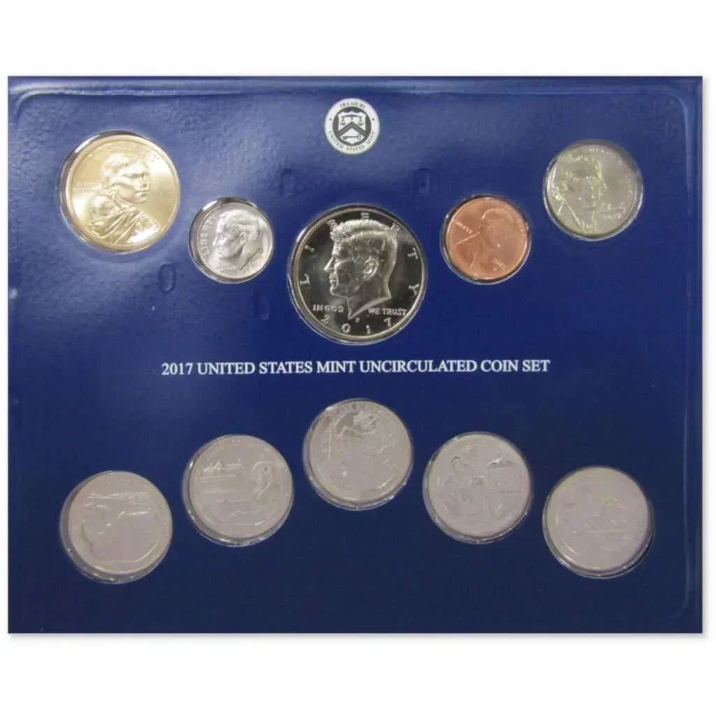 2017 Uncirculated Coin Set U.S Mint Government Packaging OGP COA