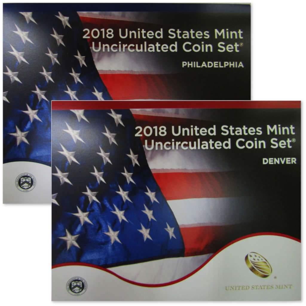 2018 U.S. Mint Set Uncirculated Original Government Packaging OGP Collectible