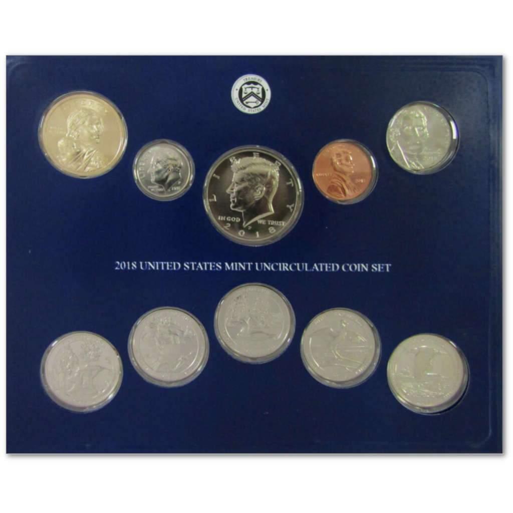 2018 U.S. Mint Set Uncirculated Original Government Packaging OGP Collectible