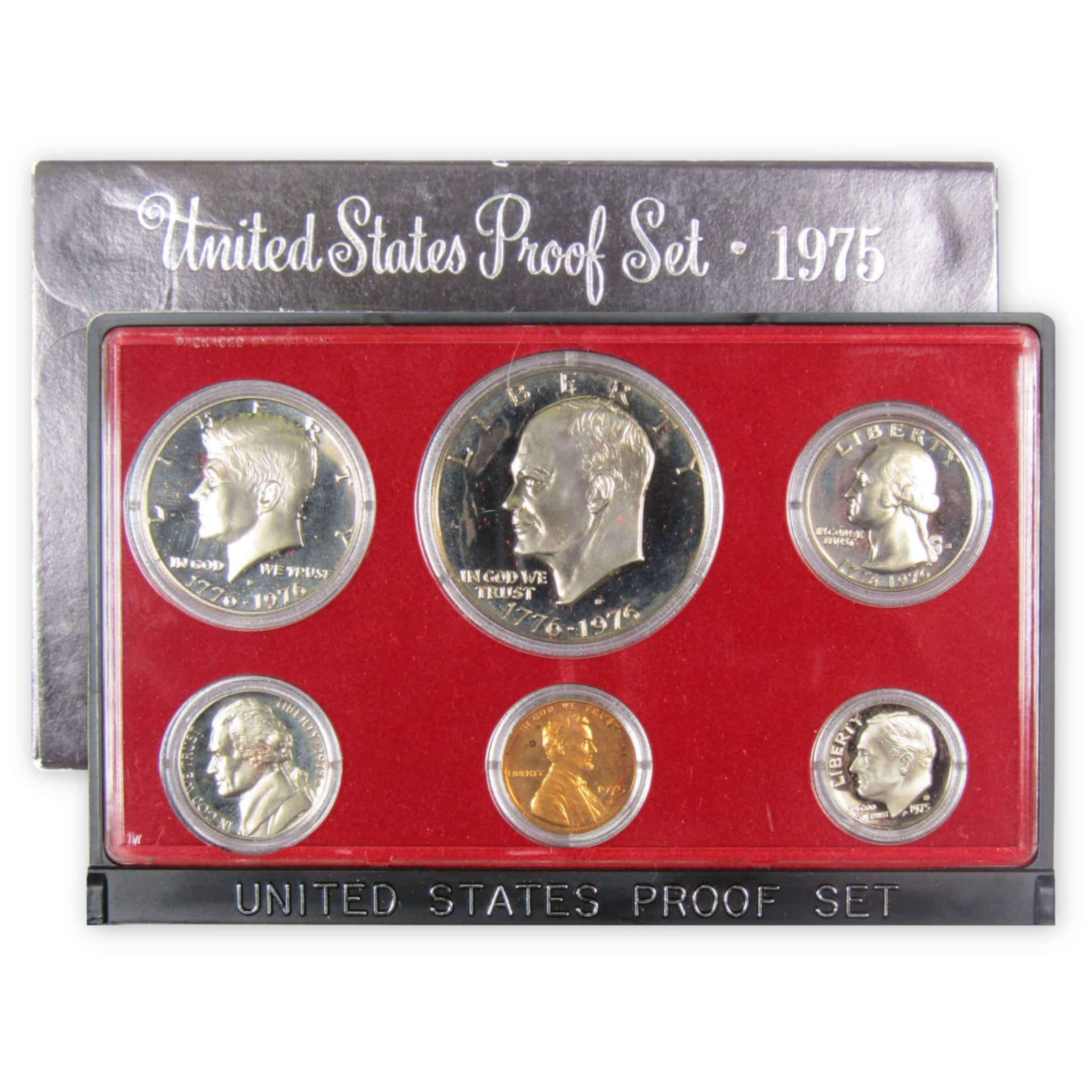 1975 Proof Set U.S. Mint Original Government Packaging OGP Collectible