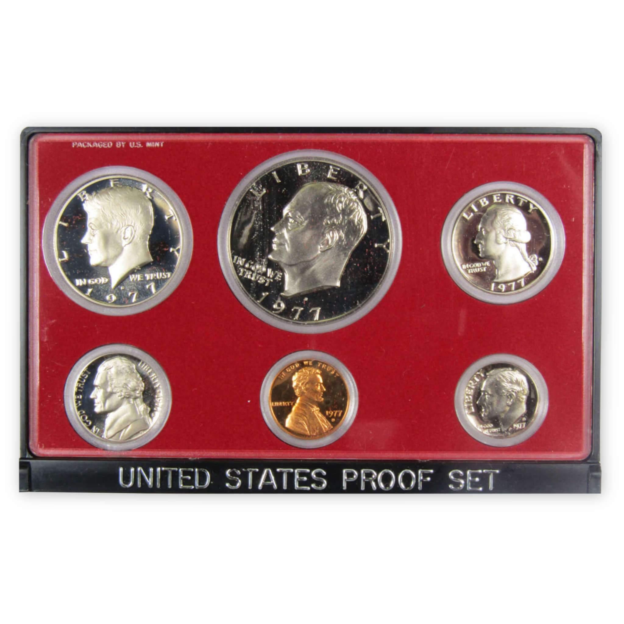 1977 Proof Set U.S. Mint Original Government Packaging OGP Collectible