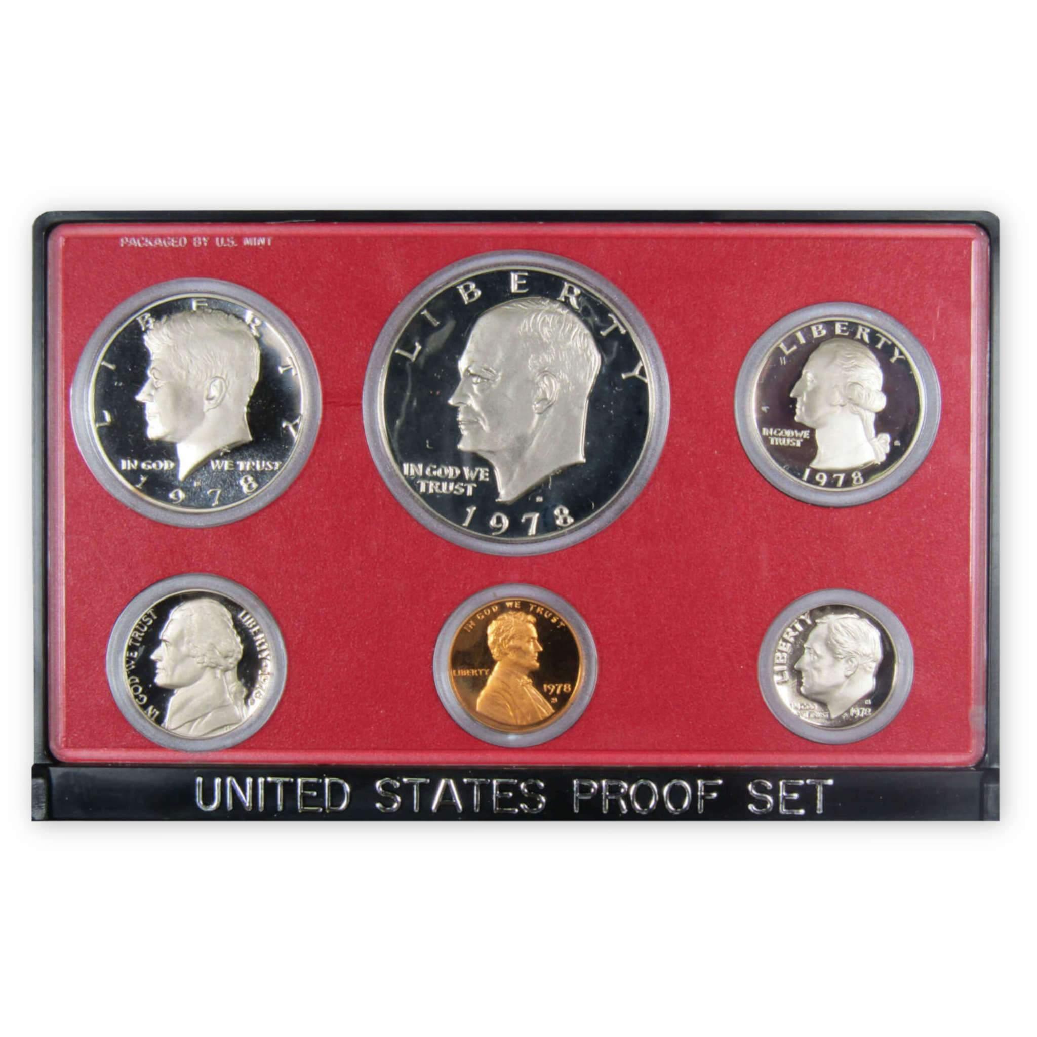 1978 Proof Set U.S. Mint Original Government Packaging OGP Collectible