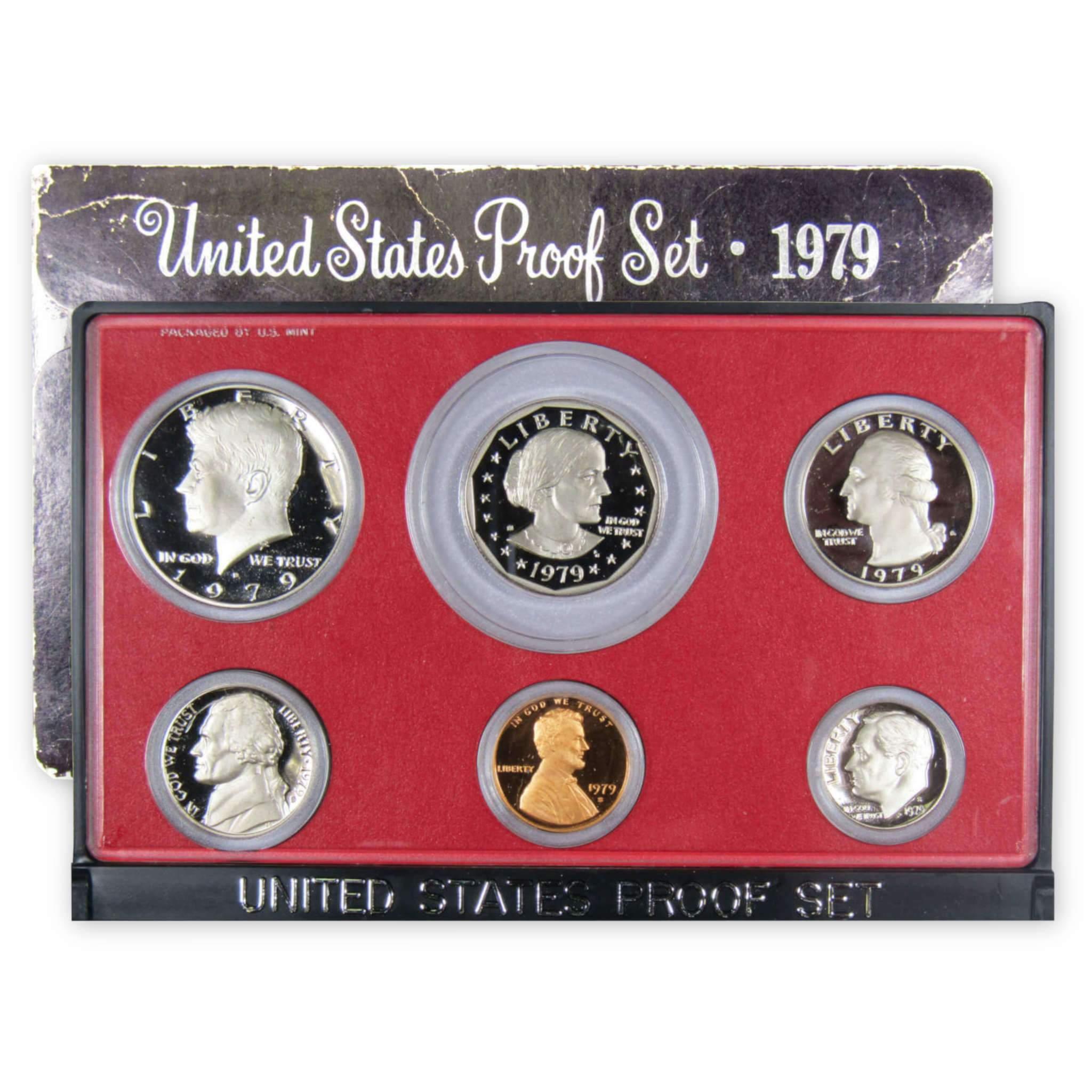1979 Proof Set Type 1 U.S. Mint Original Government Packaging OGP Collectible