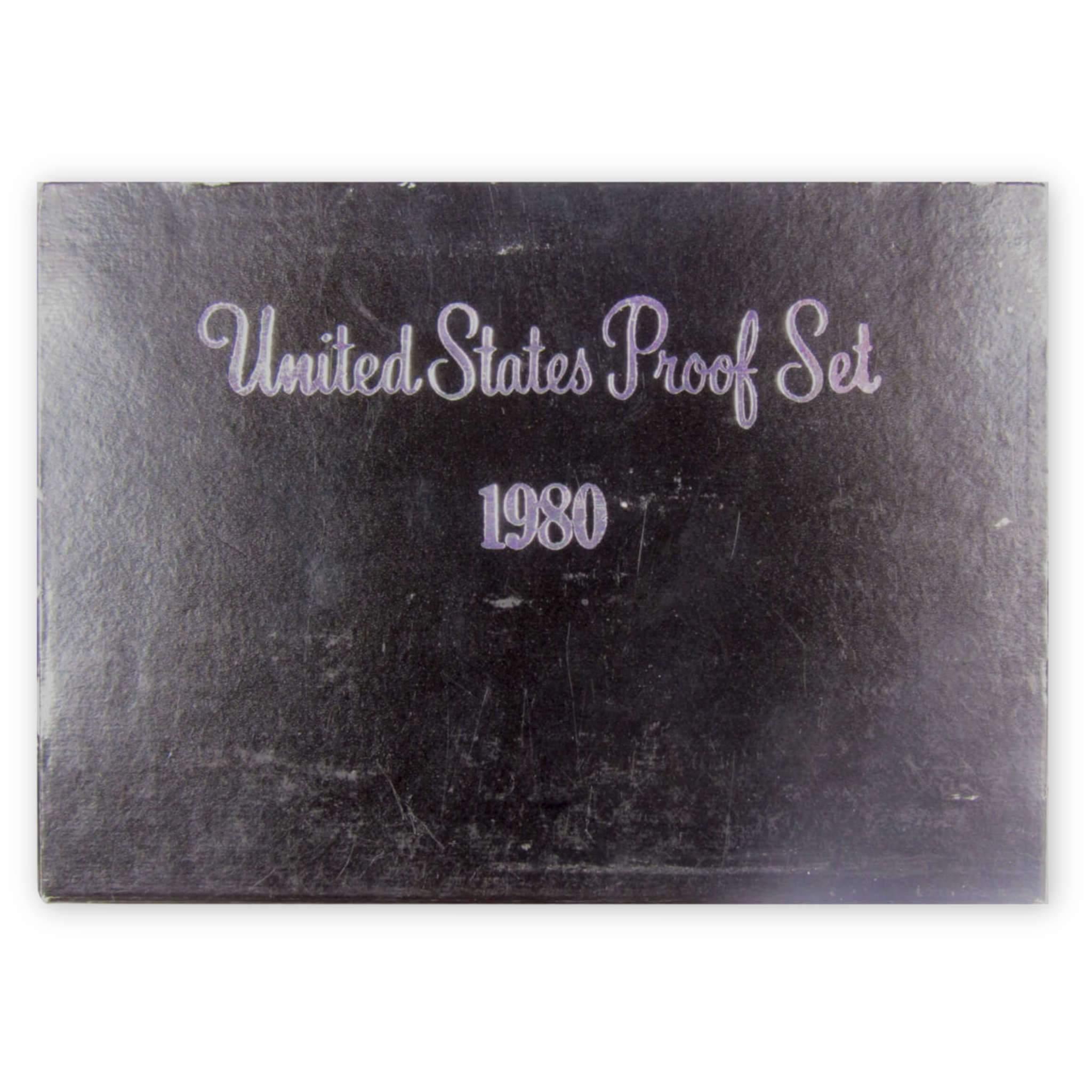 1980 Proof Set U.S. Mint Original Government Packaging OGP Collectible