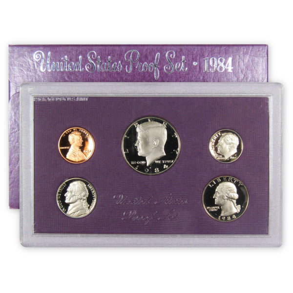 1984 S Proof Set U.S. Mint Original Government Packaging OGP Collectible - Proof Sets - Proof Coins - Proof Set Coins - Profile Coins &amp; Collectibles