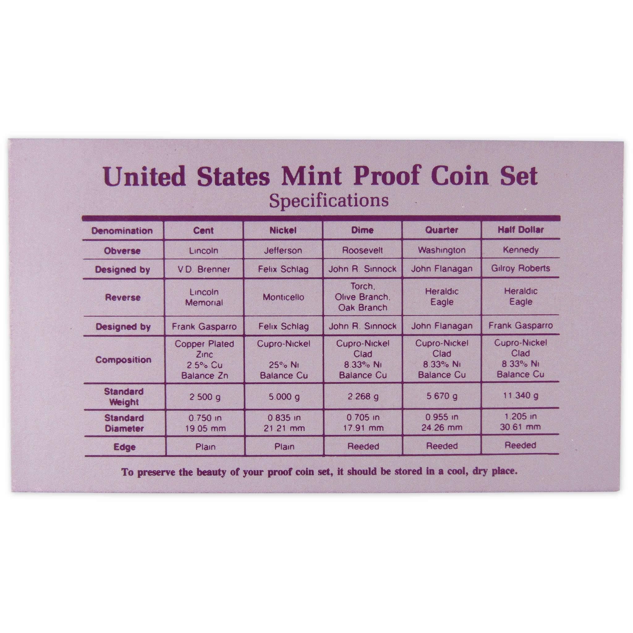 1992 Clad Proof Set U.S. Mint Original Government Packaging OGP Collectible