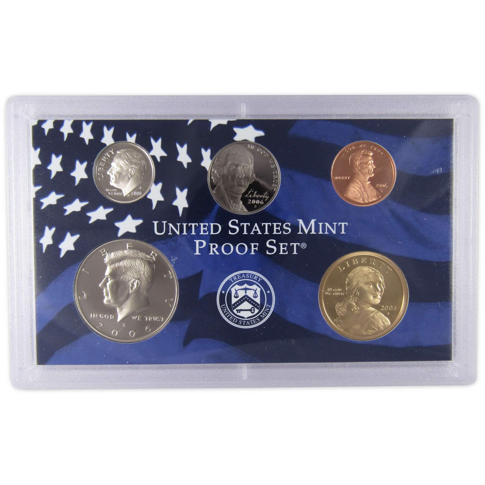 2006 Clad Proof Set U.S. Mint Original Government Packaging OGP Collectible
