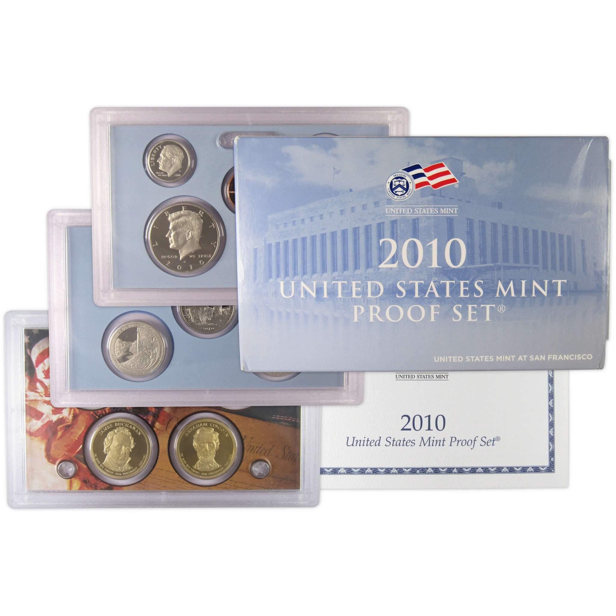 2010 Clad Proof Set U.S. Mint Original Government Packaging OGP Collectible