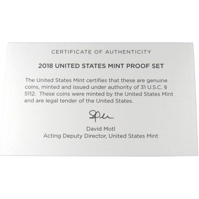 2018 S Proof Set U.S. Mint Original Government Packaging OGP Collectible - Profile Coins & Collectibles 