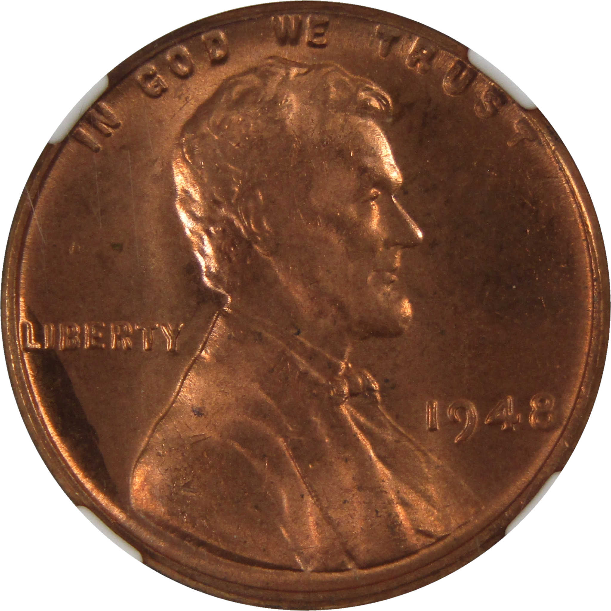 1948 Lincoln Wheat Cent MS 66 RD NGC Penny 1c Uncirculated SKU:I3626