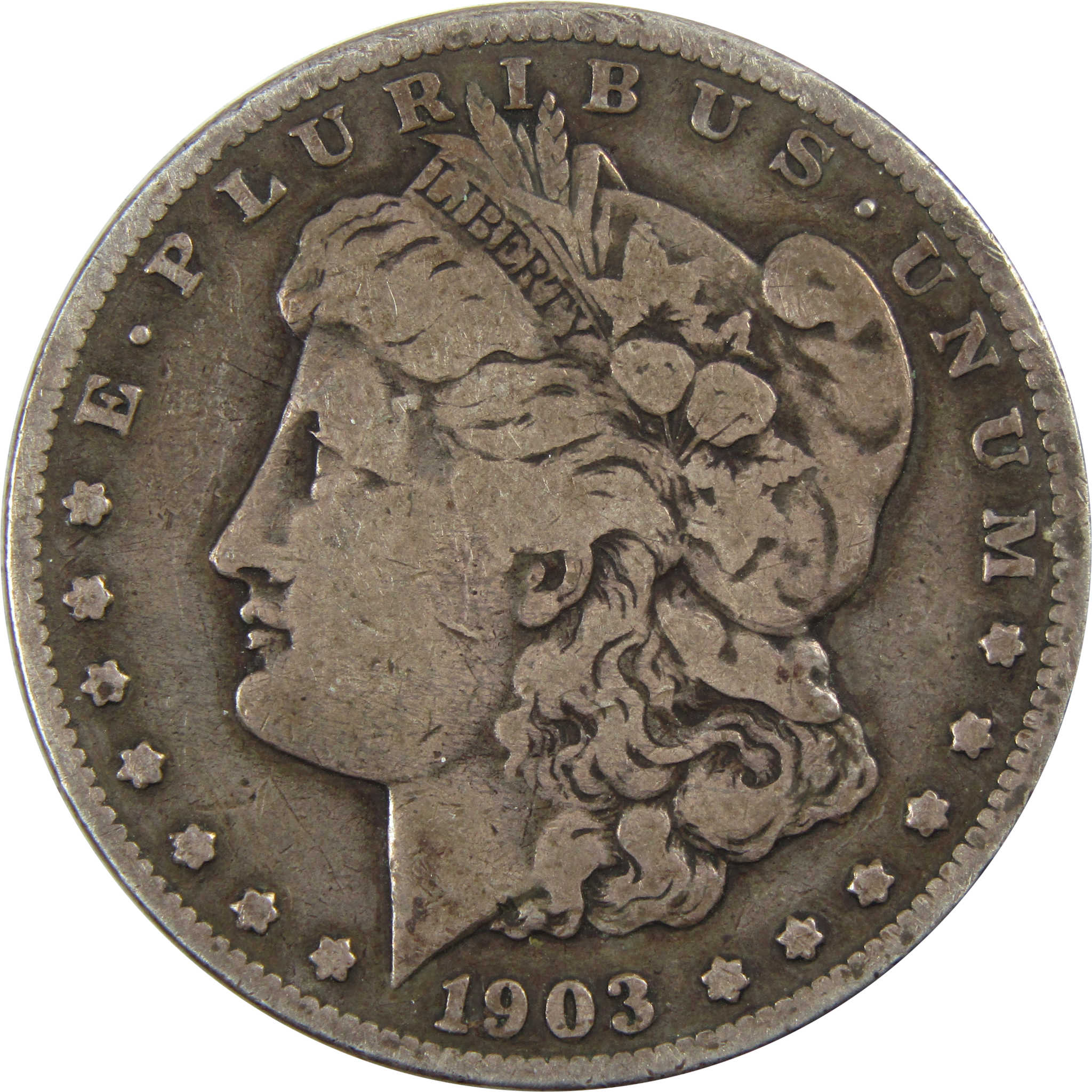 1903 S Morgan Dollar F Fine 90% Silver $1 Coin SKU:I4948 - Morgan coin - Morgan silver dollar - Morgan silver dollar for sale - Profile Coins &amp; Collectibles