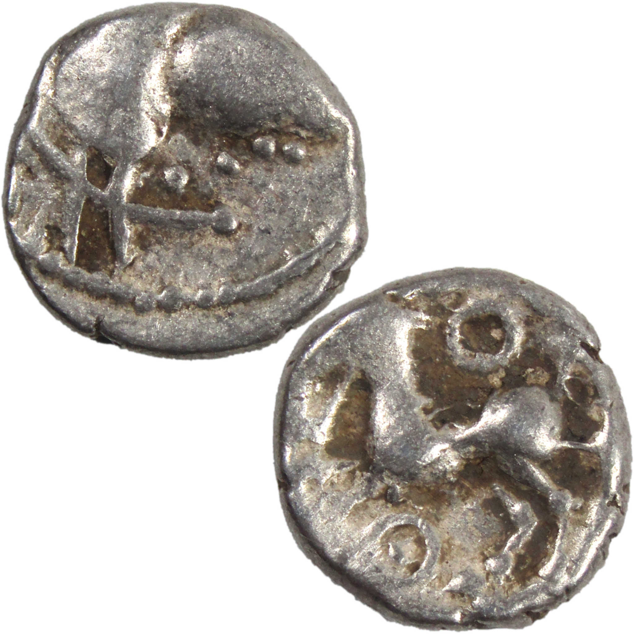 100-50 BC Sequani Quinarius VF Silver Ancient Gaulish Coin SKU:I5965