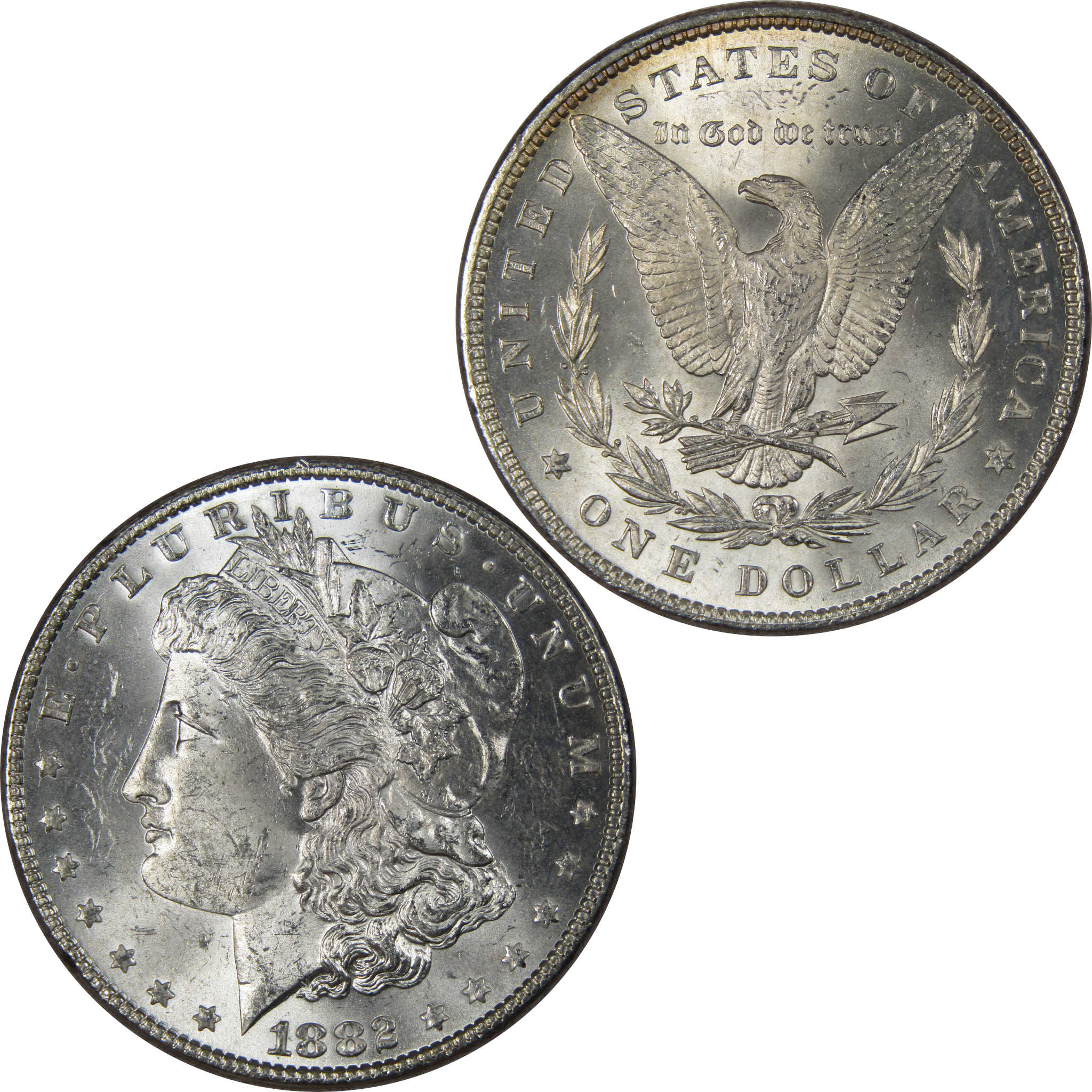 1882 Morgan Dollar BU Uncirculated Mint State 90% Silver SKU:IPC9667 - Morgan coin - Morgan silver dollar - Morgan silver dollar for sale - Profile Coins &amp; Collectibles