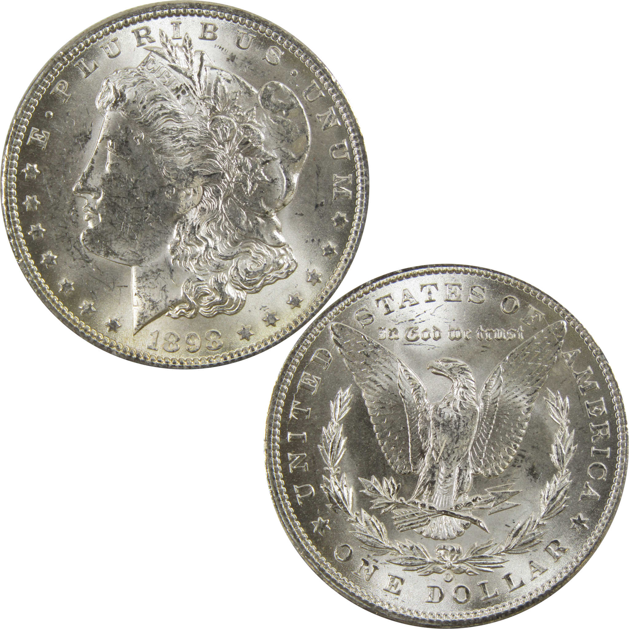 1898 O Morgan Dollar BU Uncirculated 90% Silver $1 Coin SKU:I5223 - Morgan coin - Morgan silver dollar - Morgan silver dollar for sale - Profile Coins &amp; Collectibles