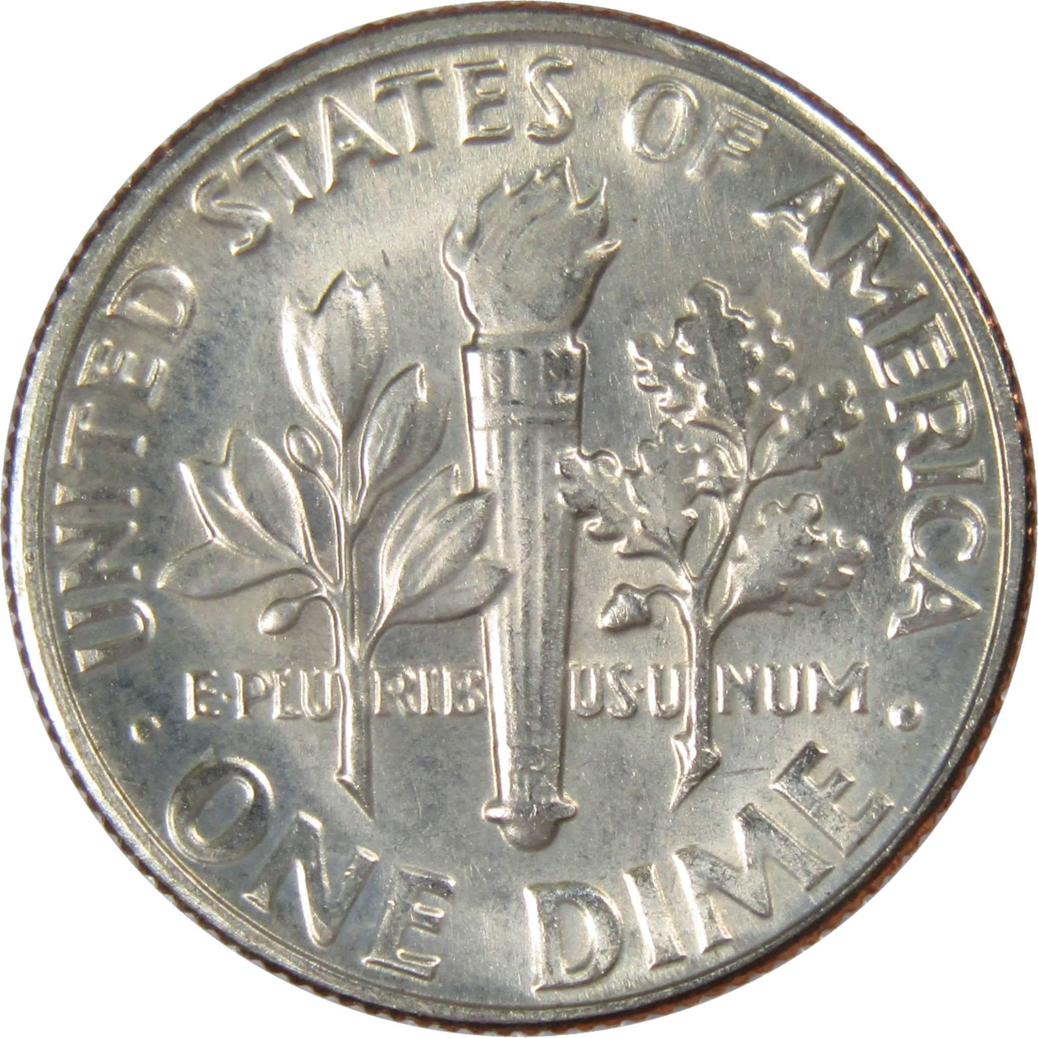 1980 D Roosevelt Dime BU Uncirculated Mint State 10c US Coin Collectible