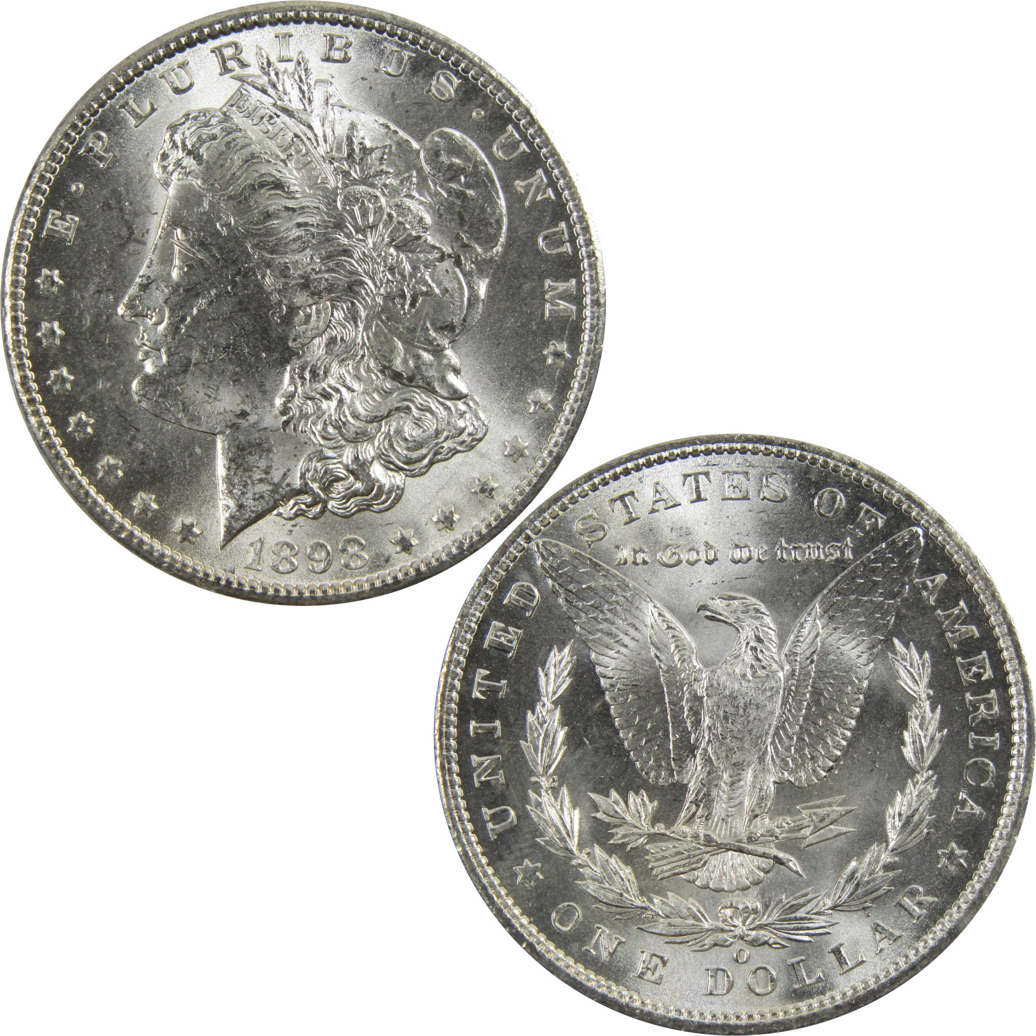 1898 O Morgan Dollar BU Uncirculated 90% Silver $1 Coin SKU:I5286 - Morgan coin - Morgan silver dollar - Morgan silver dollar for sale - Profile Coins &amp; Collectibles