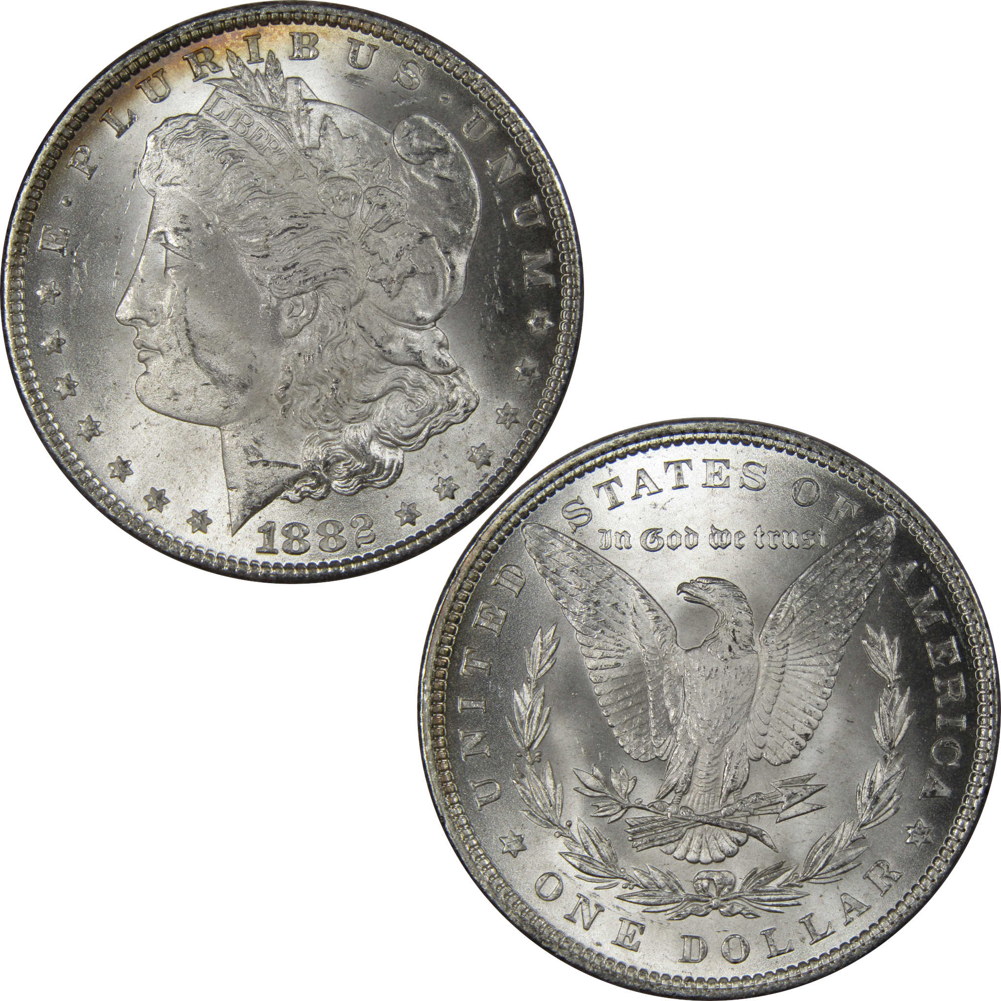 1882 Morgan Dollar BU Uncirculated Mint State 90% Silver SKU:IPC9651 - Morgan coin - Morgan silver dollar - Morgan silver dollar for sale - Profile Coins &amp; Collectibles