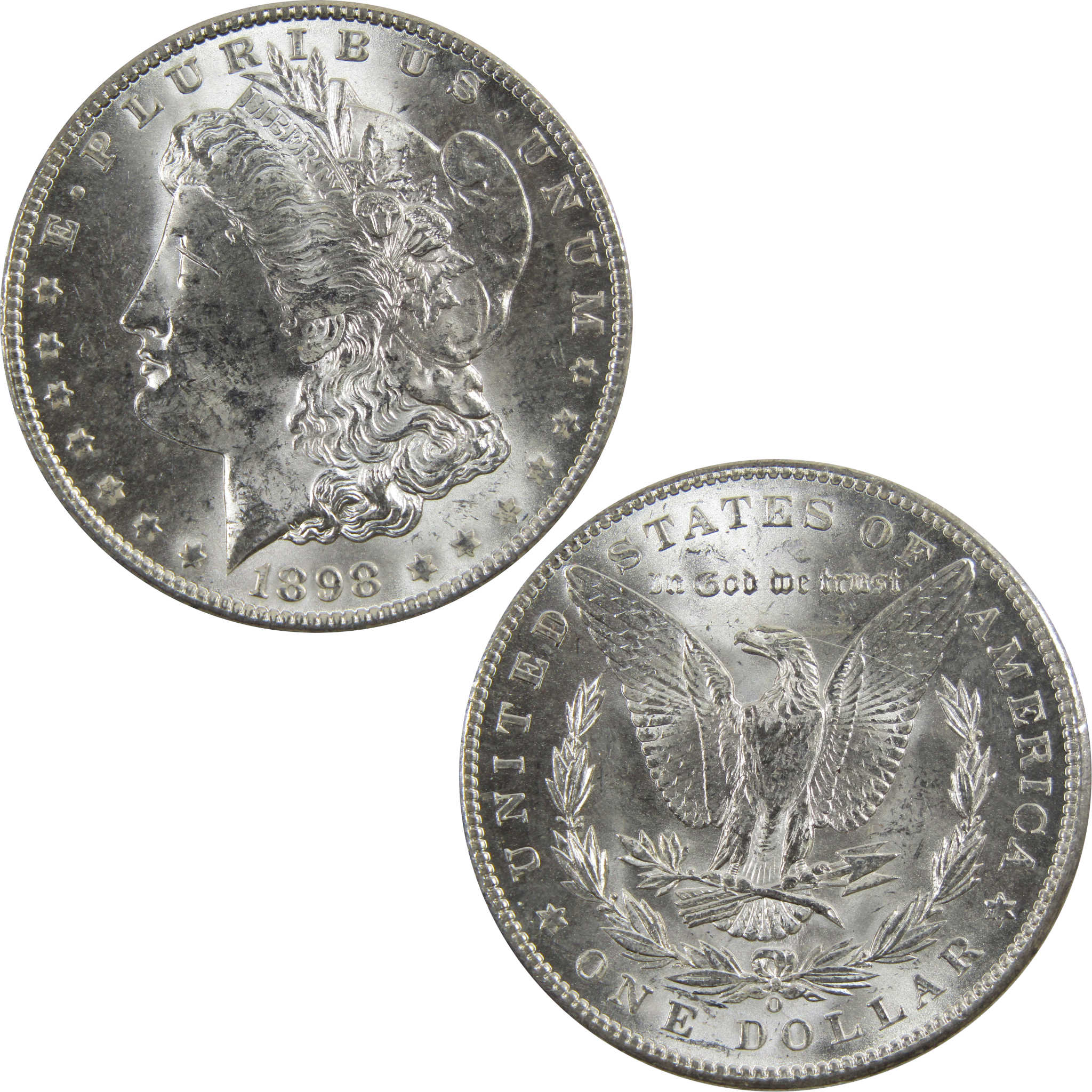 1898 O Morgan Dollar BU Uncirculated 90% Silver $1 Coin SKU:I5239 - Morgan coin - Morgan silver dollar - Morgan silver dollar for sale - Profile Coins &amp; Collectibles