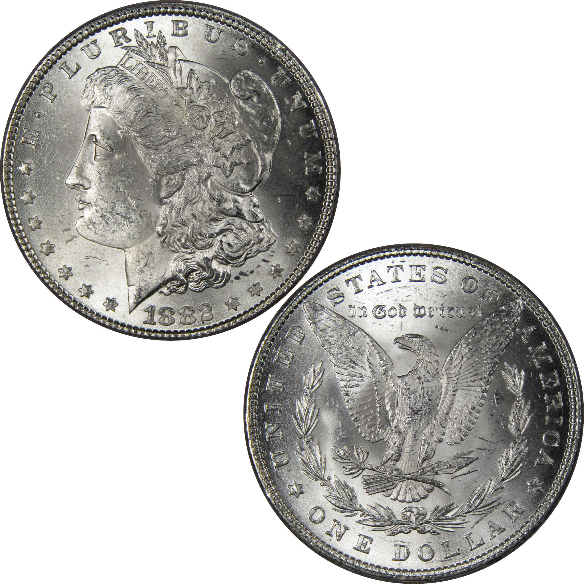 1882 Morgan Dollar BU Uncirculated Mint State 90% Silver SKU:IPC9710 - Morgan coin - Morgan silver dollar - Morgan silver dollar for sale - Profile Coins &amp; Collectibles