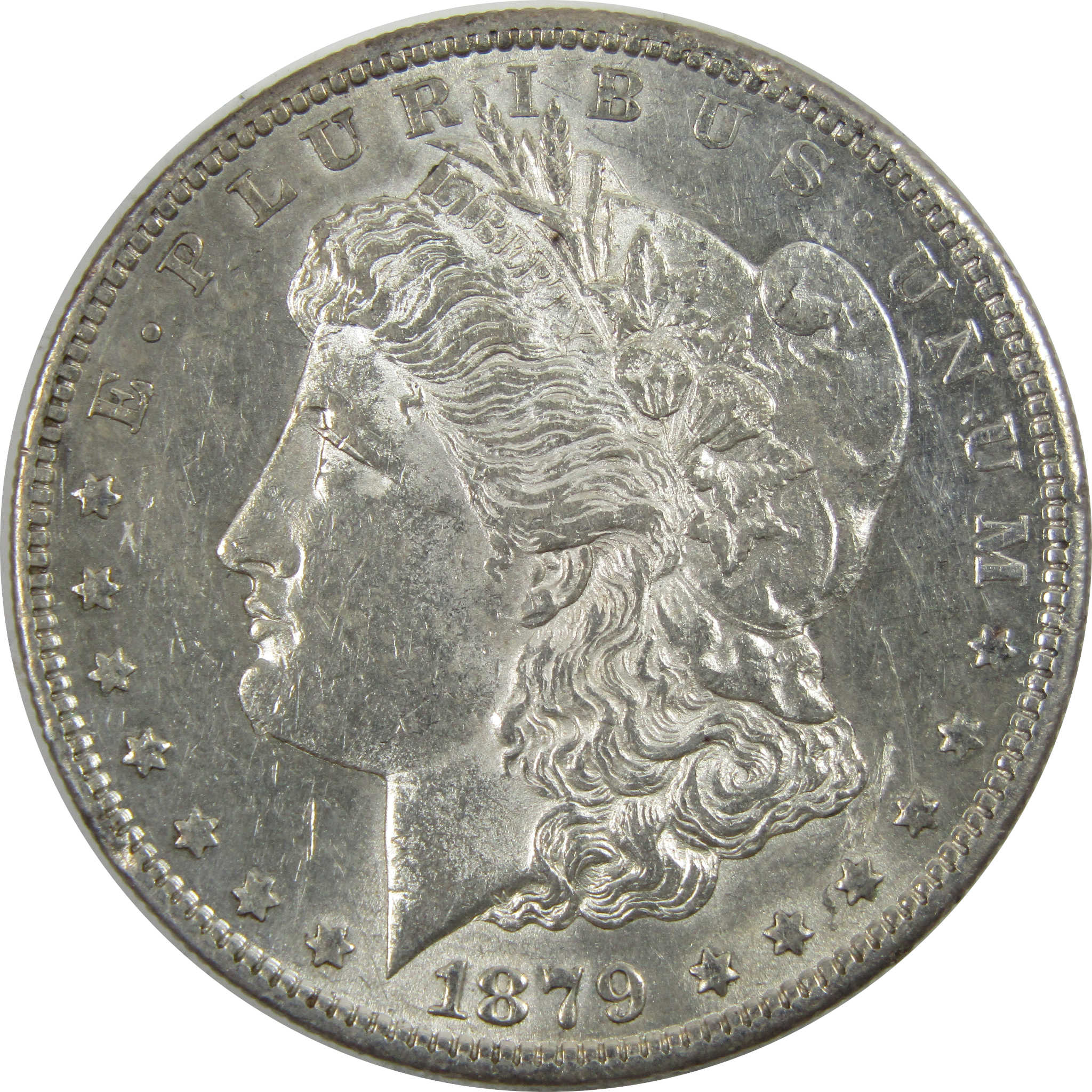 1879 S Morgan Dollar AU About Uncirculated 90% Silver $1 SKU:I5063 - Morgan coin - Morgan silver dollar - Morgan silver dollar for sale - Profile Coins &amp; Collectibles