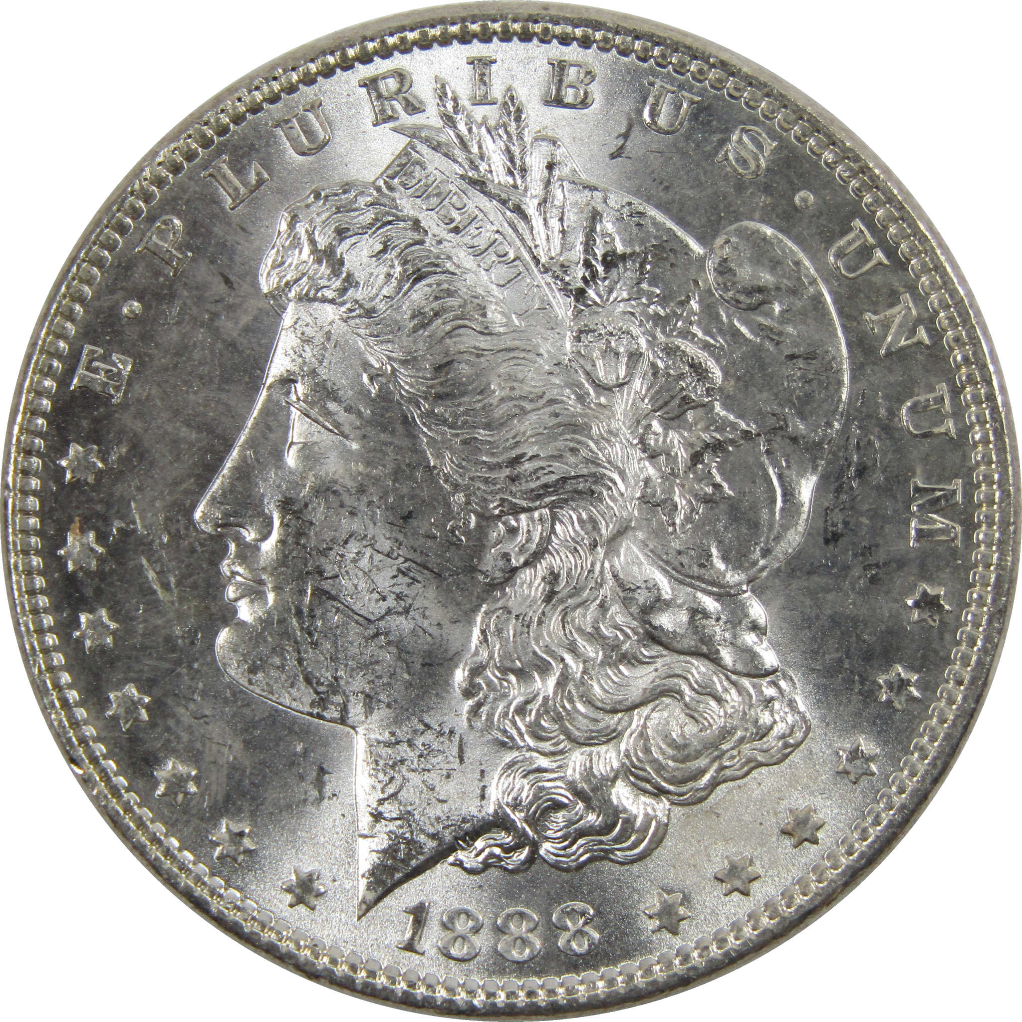 1888 Morgan Dollar BU Uncirculated 90% Silver $1 Coin SKU:I6033 - Morgan coin - Morgan silver dollar - Morgan silver dollar for sale - Profile Coins &amp; Collectibles