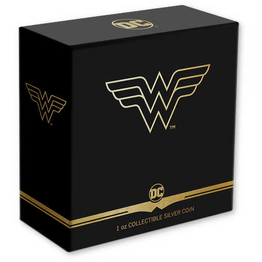 DC Comics Wonder Woman Logo 1oz Silver Proof Coin 2022 Niue SKU:OPC80