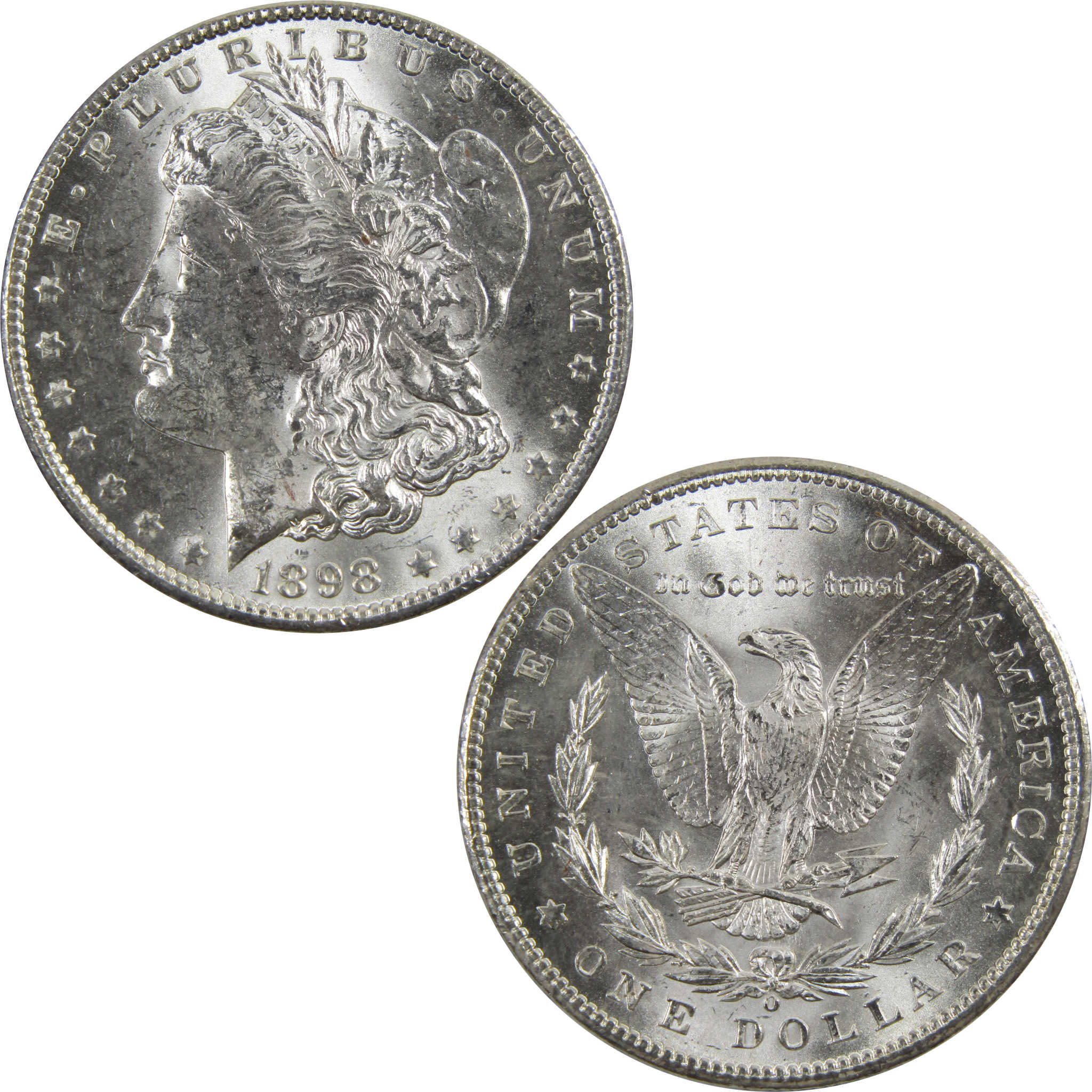 1898 O Morgan Dollar BU Uncirculated 90% Silver $1 Coin SKU:I5244 - Morgan coin - Morgan silver dollar - Morgan silver dollar for sale - Profile Coins &amp; Collectibles