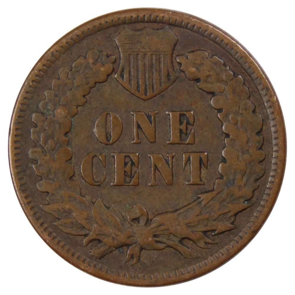 1902 Indian Head Cent VG Very Good Bronze Penny 1c Coin Collectible