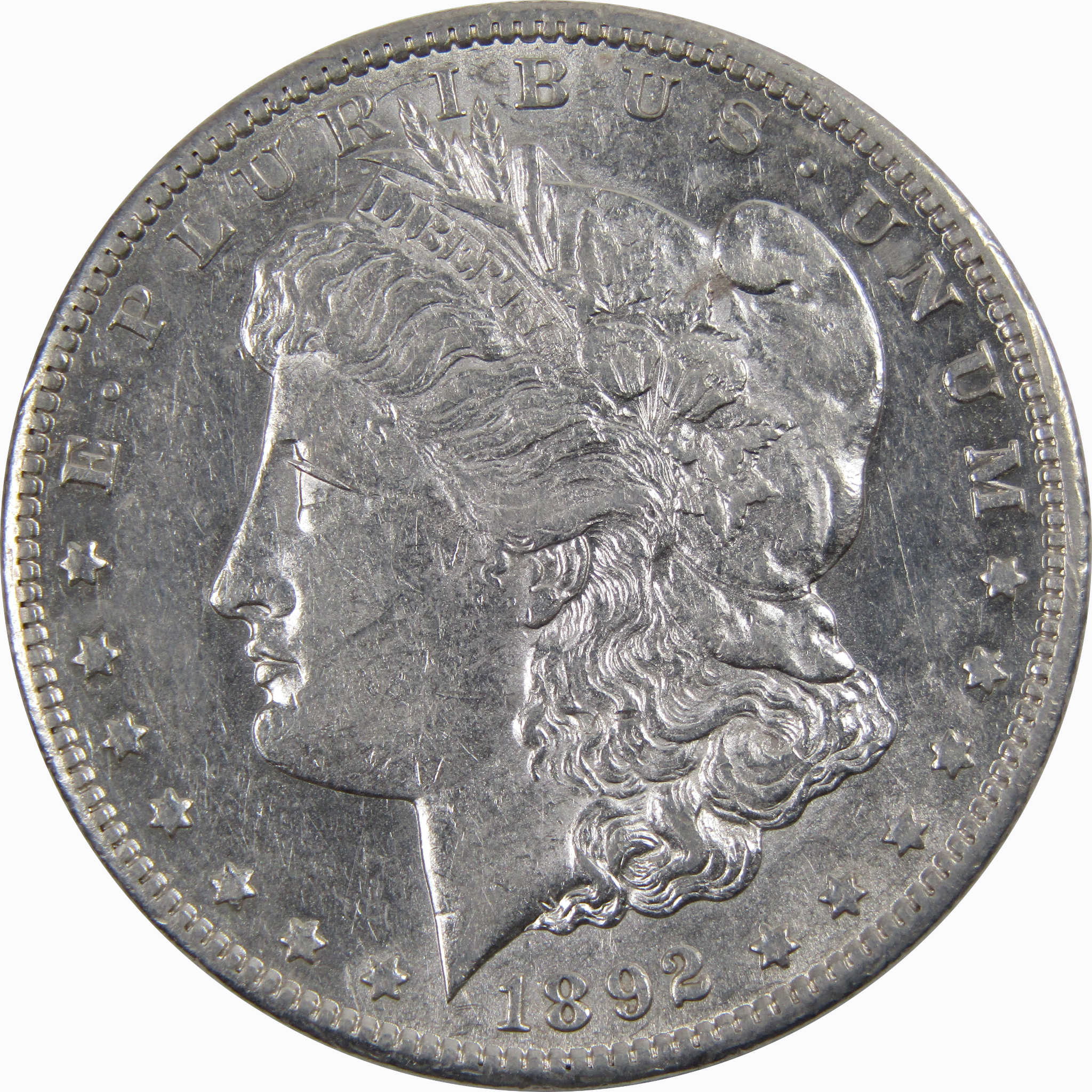 1892 CC Morgan Dollar AU About Uncirculated 90% Silver SKU:I3553 - Morgan coin - Morgan silver dollar - Morgan silver dollar for sale - Profile Coins &amp; Collectibles