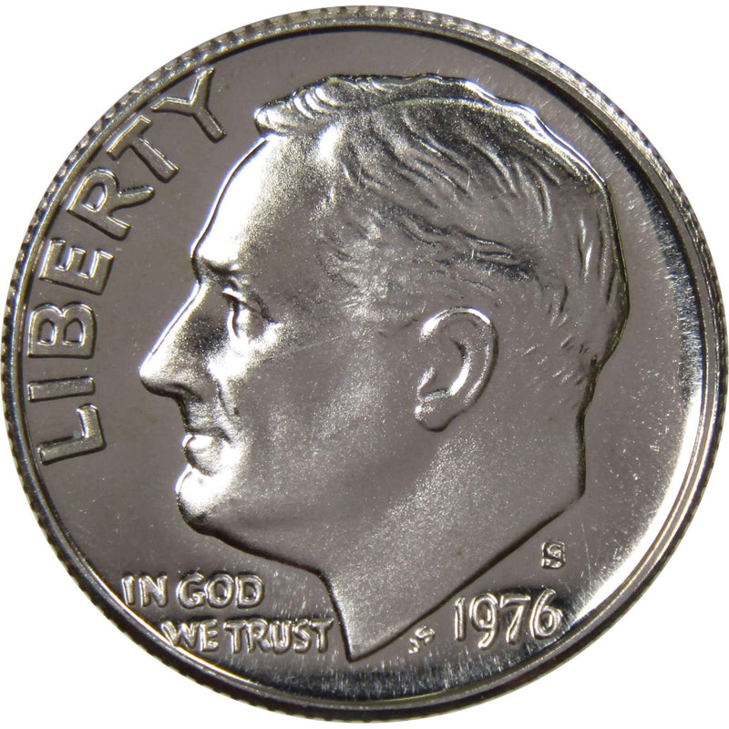 1976 S Roosevelt Dime Choice Proof 10c US Coin Collectible - Roosevelt coin - Profile Coins &amp; Collectibles