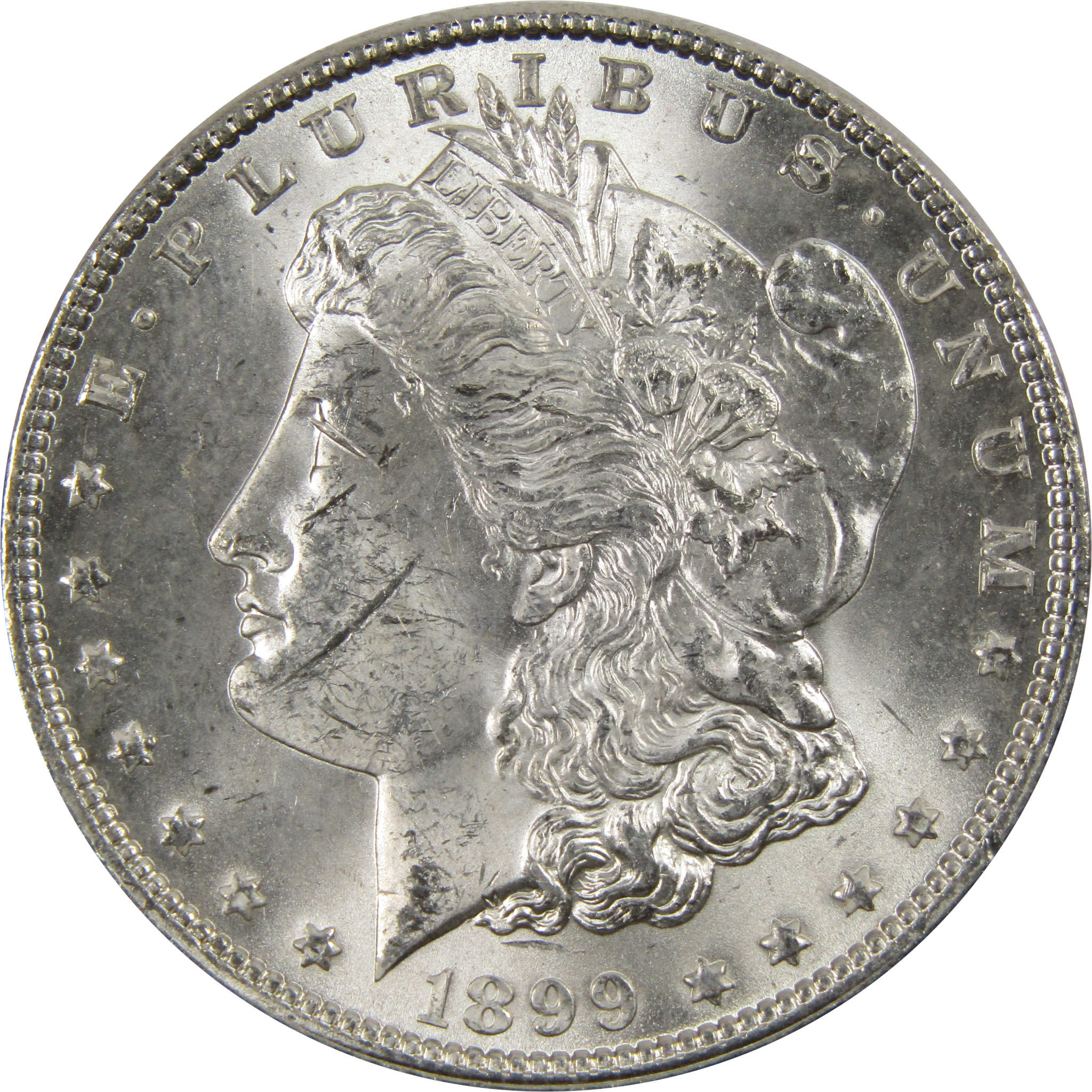 1899 Morgan Dollar BU Uncirculated 90% Silver $1 Coin SKU:I7309 - Morgan coin - Morgan silver dollar - Morgan silver dollar for sale - Profile Coins &amp; Collectibles