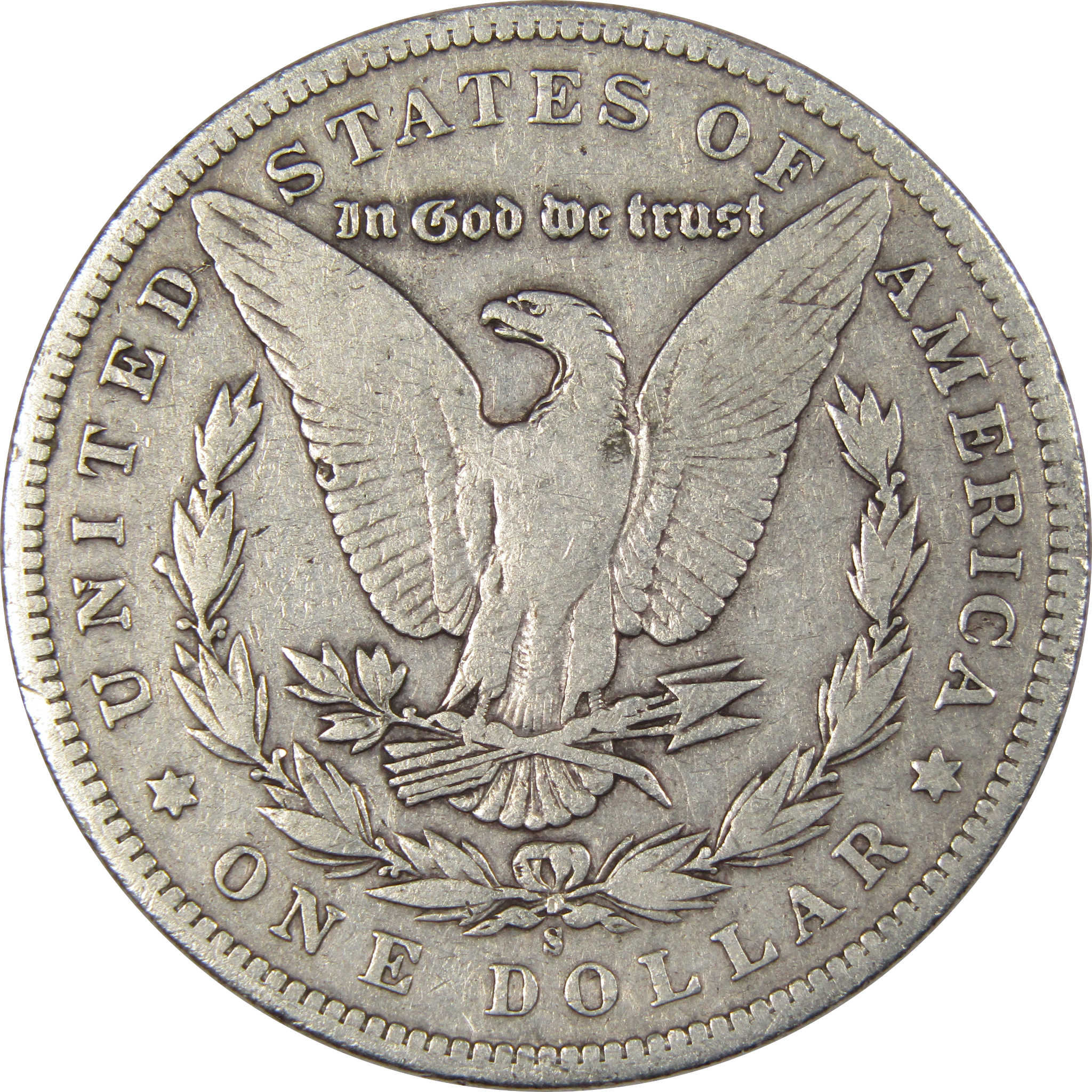 1898 S Morgan Dollar VG Very Good 90% Silver US Coin SKU:IPC8316 - Morgan coin - Morgan silver dollar - Morgan silver dollar for sale - Profile Coins &amp; Collectibles