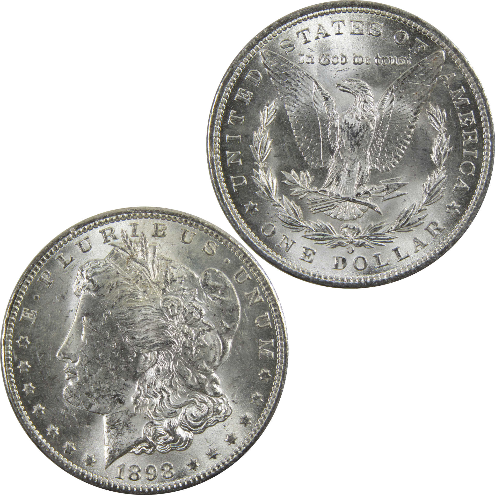 1898 O Morgan Dollar BU Uncirculated 90% Silver $1 Coin SKU:I5235 - Morgan coin - Morgan silver dollar - Morgan silver dollar for sale - Profile Coins &amp; Collectibles