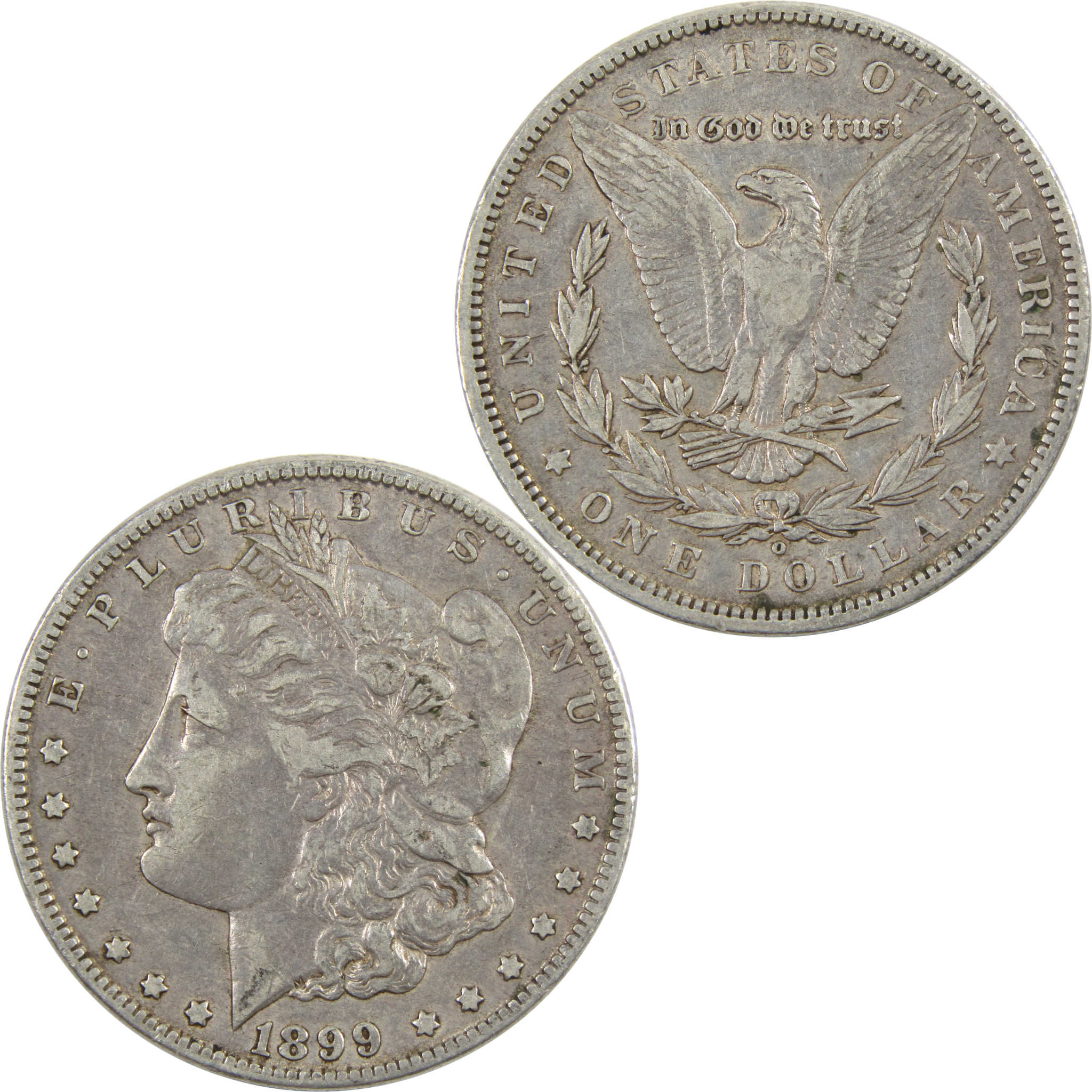 1899 O Micro O Morgan Dollar VF Very Fine 90% Silver $1 Coin SKU:I5942 - Morgan coin - Morgan silver dollar - Morgan silver dollar for sale - Profile Coins &amp; Collectibles