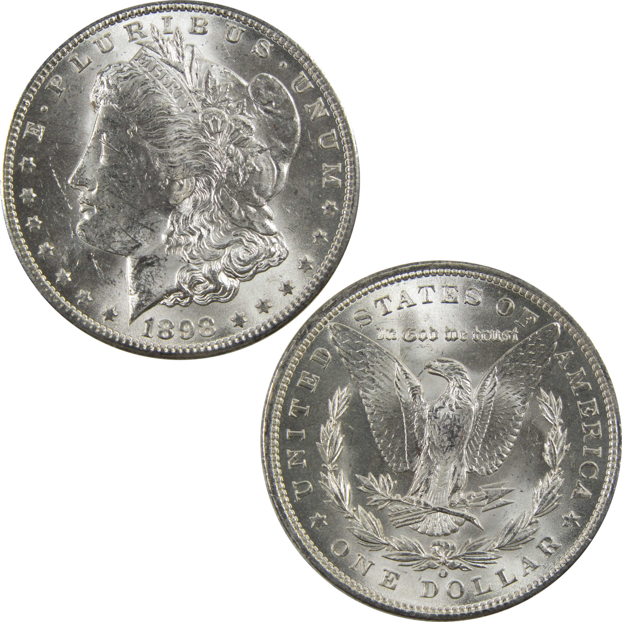 1898 O Morgan Dollar BU Uncirculated 90% Silver $1 Coin SKU:I5273 - Morgan coin - Morgan silver dollar - Morgan silver dollar for sale - Profile Coins &amp; Collectibles