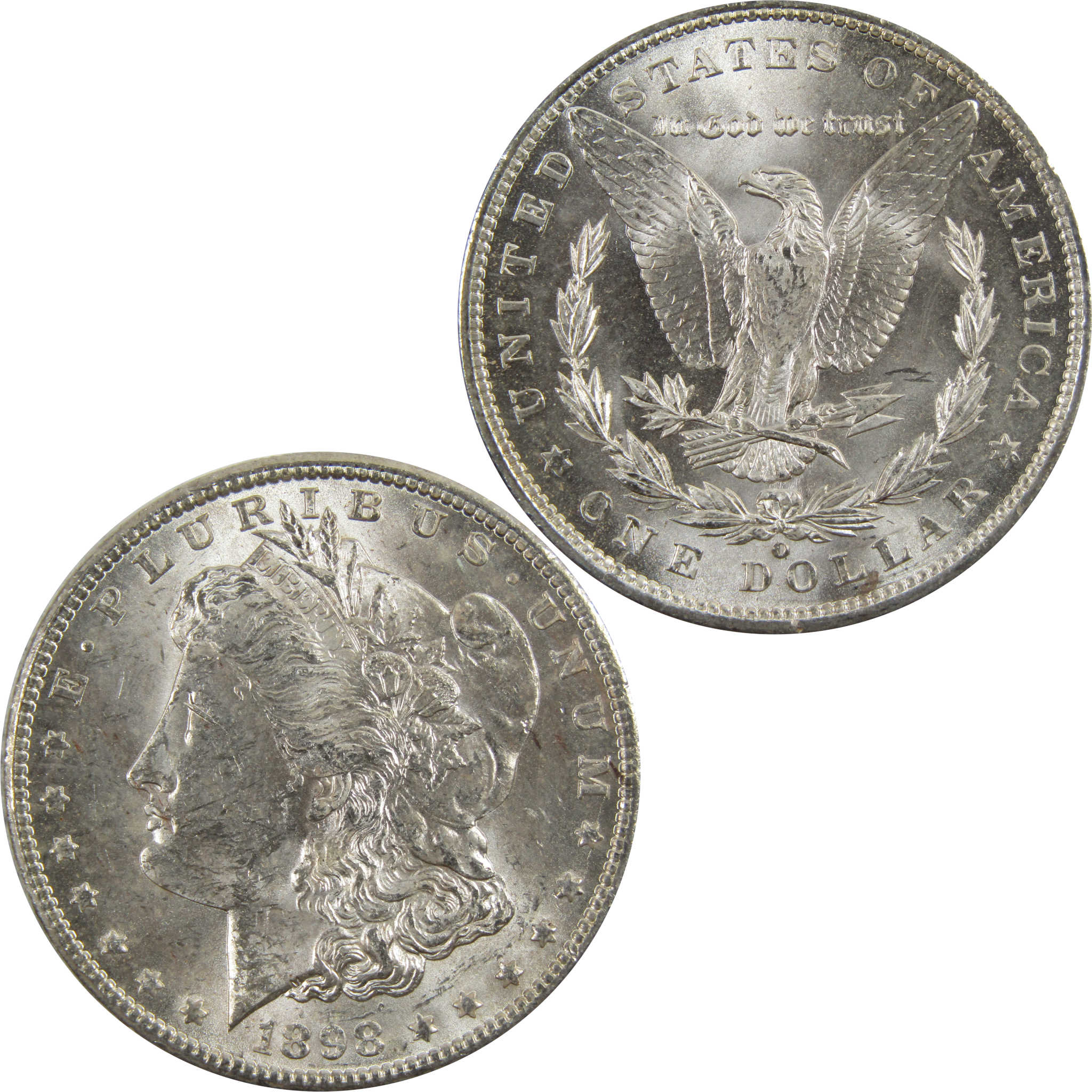 1898 O Morgan Dollar BU Uncirculated 90% Silver $1 Coin SKU:I5289 - Morgan coin - Morgan silver dollar - Morgan silver dollar for sale - Profile Coins &amp; Collectibles