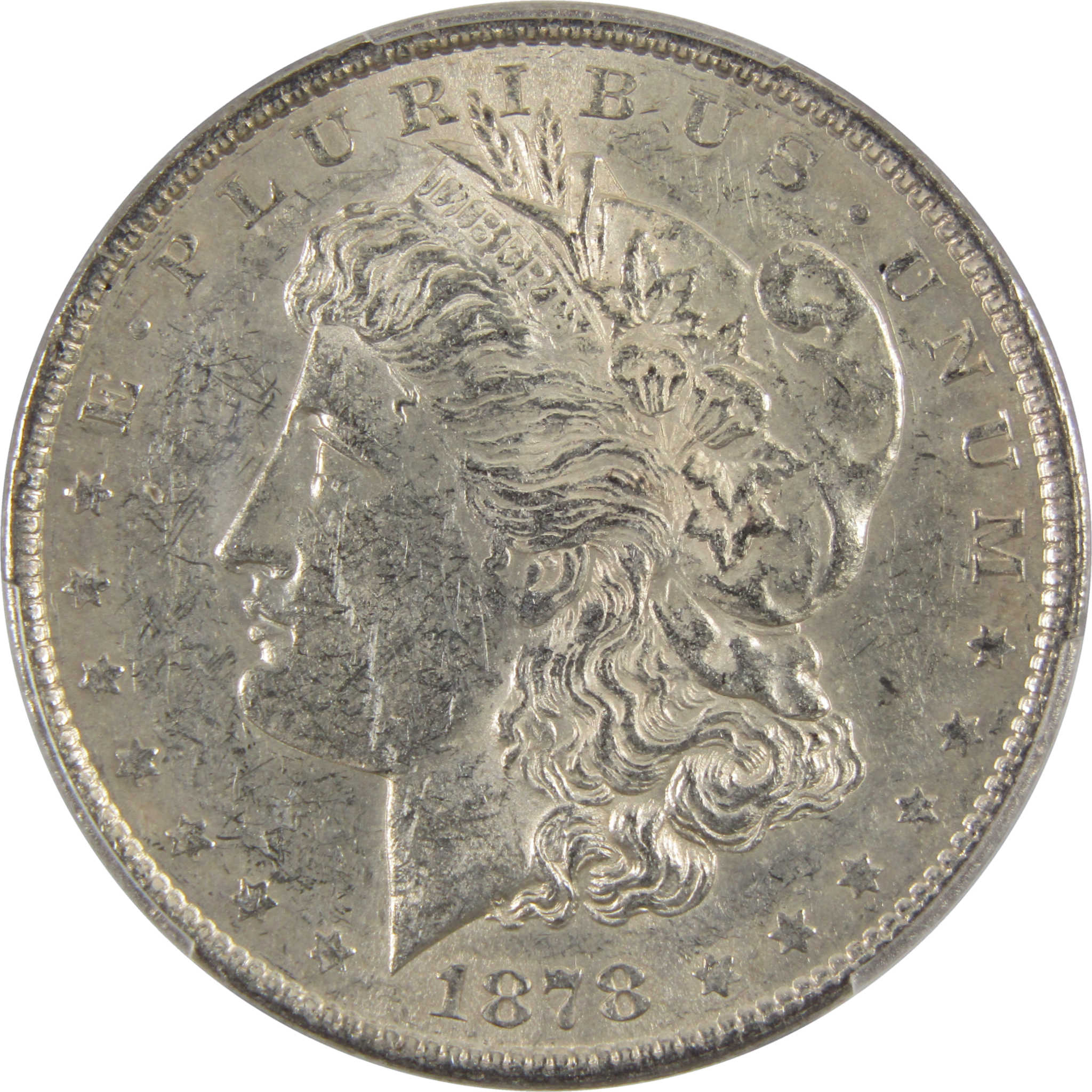 1878 7TF Rev 79 Morgan Dollar AU 53 PCGS 90% Silver $1 Coin SKU:I7632 - Morgan coin - Morgan silver dollar - Morgan silver dollar for sale - Profile Coins &amp; Collectibles