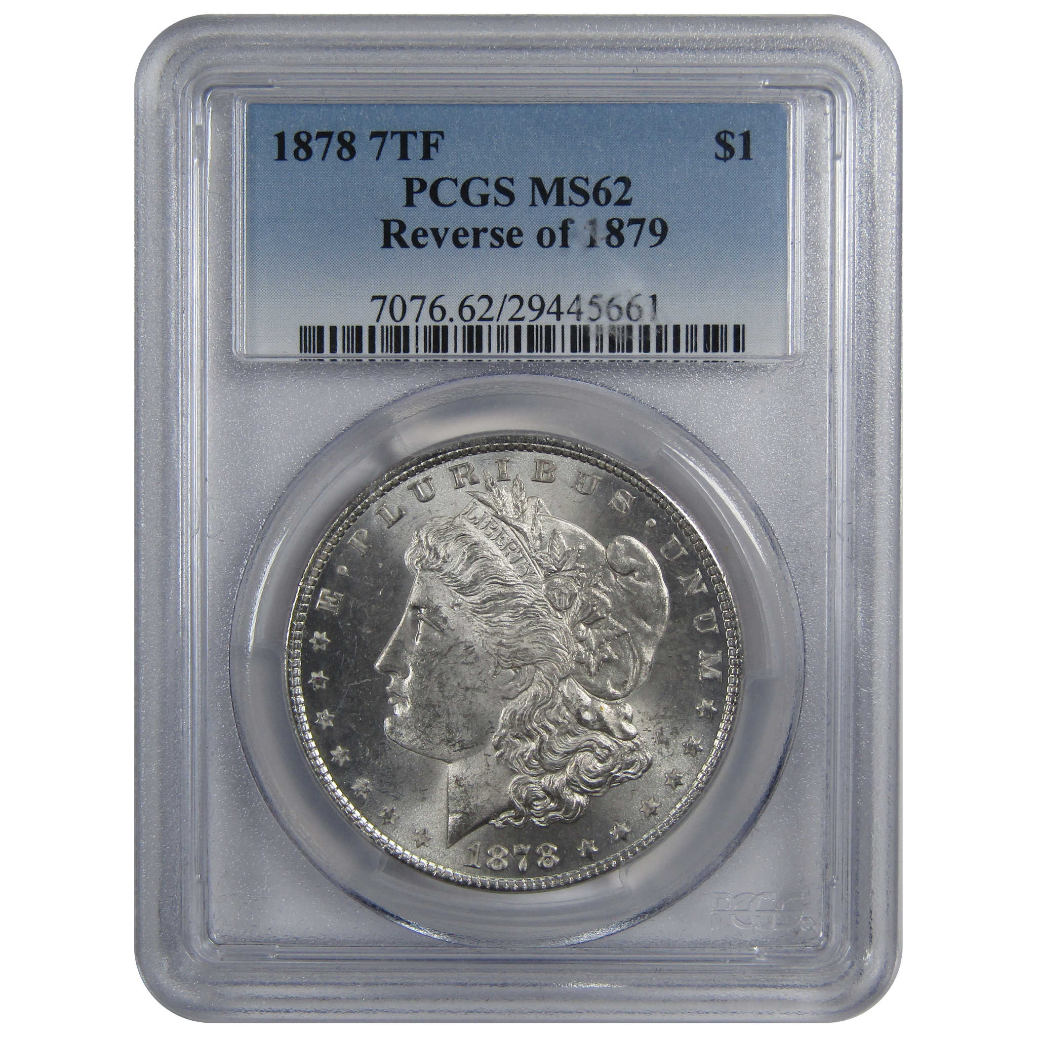 1878 7TF Rev 79 Morgan Dollar MS 62 PCGS Silver Uncirculated SKU:I147 - Morgan coin - Morgan silver dollar - Morgan silver dollar for sale - Profile Coins &amp; Collectibles