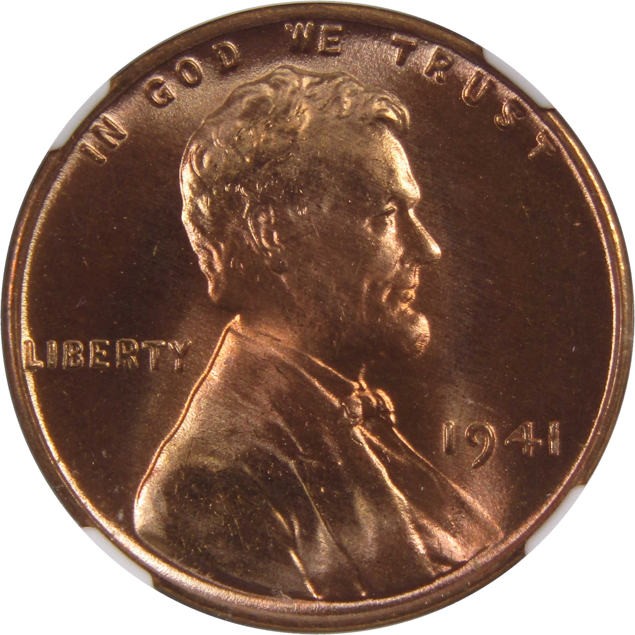 1941 Lincoln Wheat Cent MS 67 RD NGC Penny Uncirculated Coin SKU:I3167