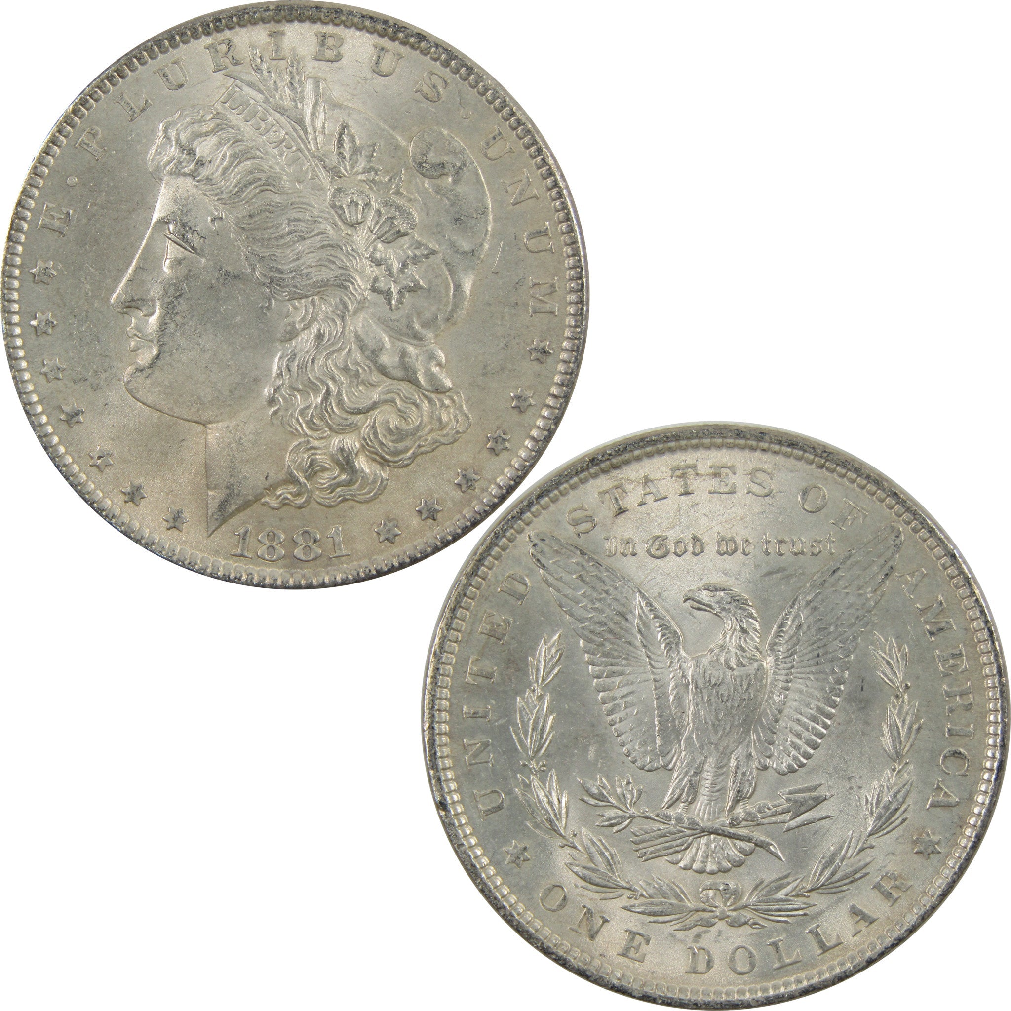 1881 Morgan Dollar BU Uncirculated 90% Silver $1 Coin SKU:I5450 - Morgan coin - Morgan silver dollar - Morgan silver dollar for sale - Profile Coins &amp; Collectibles