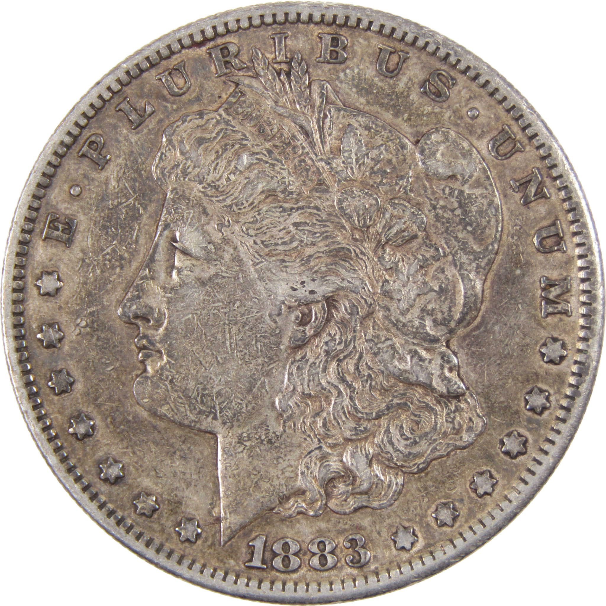1883 S Morgan Dollar XF EF Extremely Fine 90% Silver Coin SKU:I2896 - Morgan coin - Morgan silver dollar - Morgan silver dollar for sale - Profile Coins &amp; Collectibles