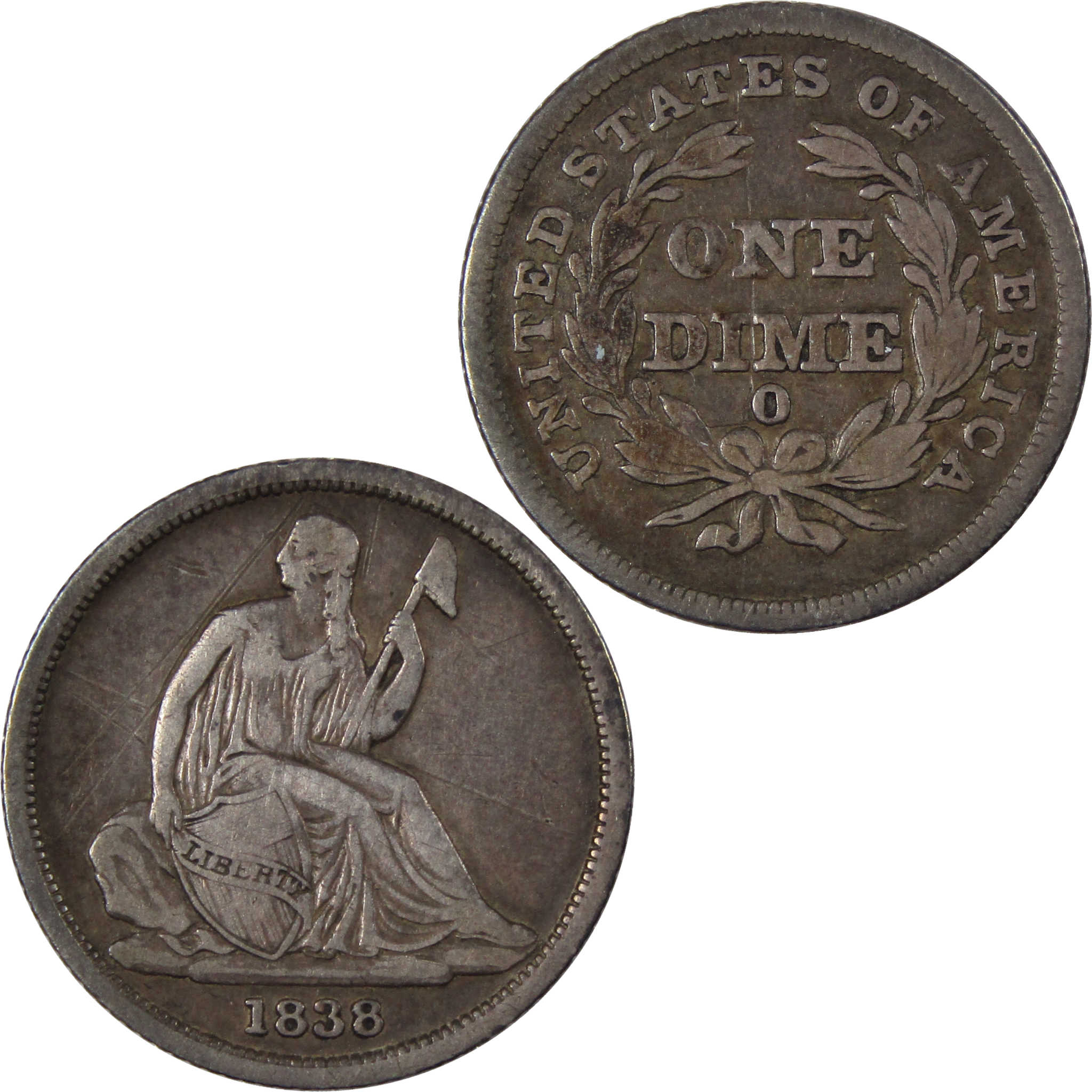 Retailer 1834 us dime value