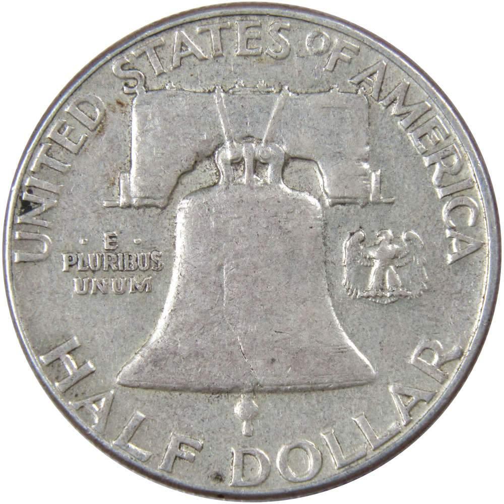 1962 Franklin Half Dollar VF Very Fine 90% Silver 50c US Coin Collectible