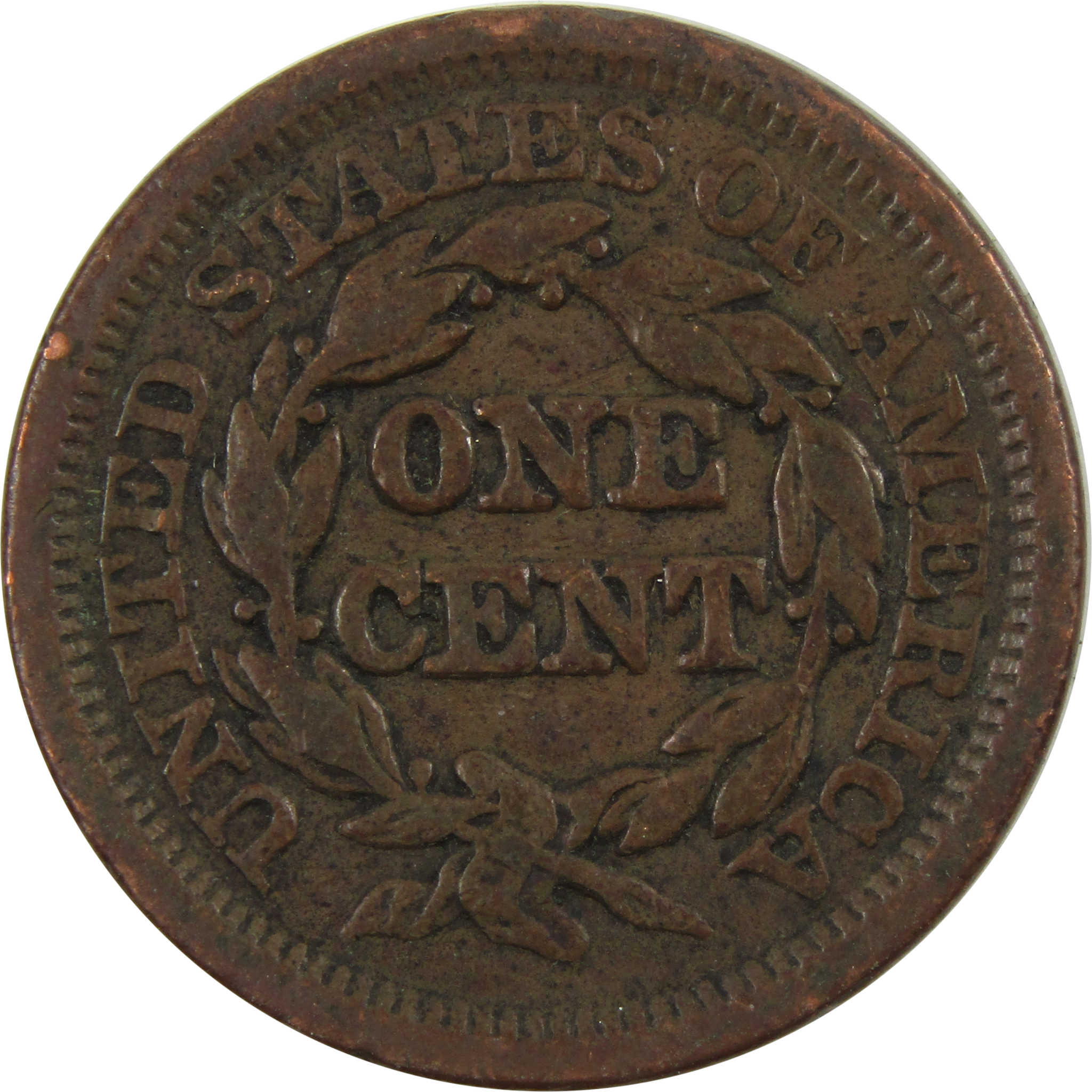 1847 Braided Hair Large Cent VG Very Good Copper Penny SKU:I4660