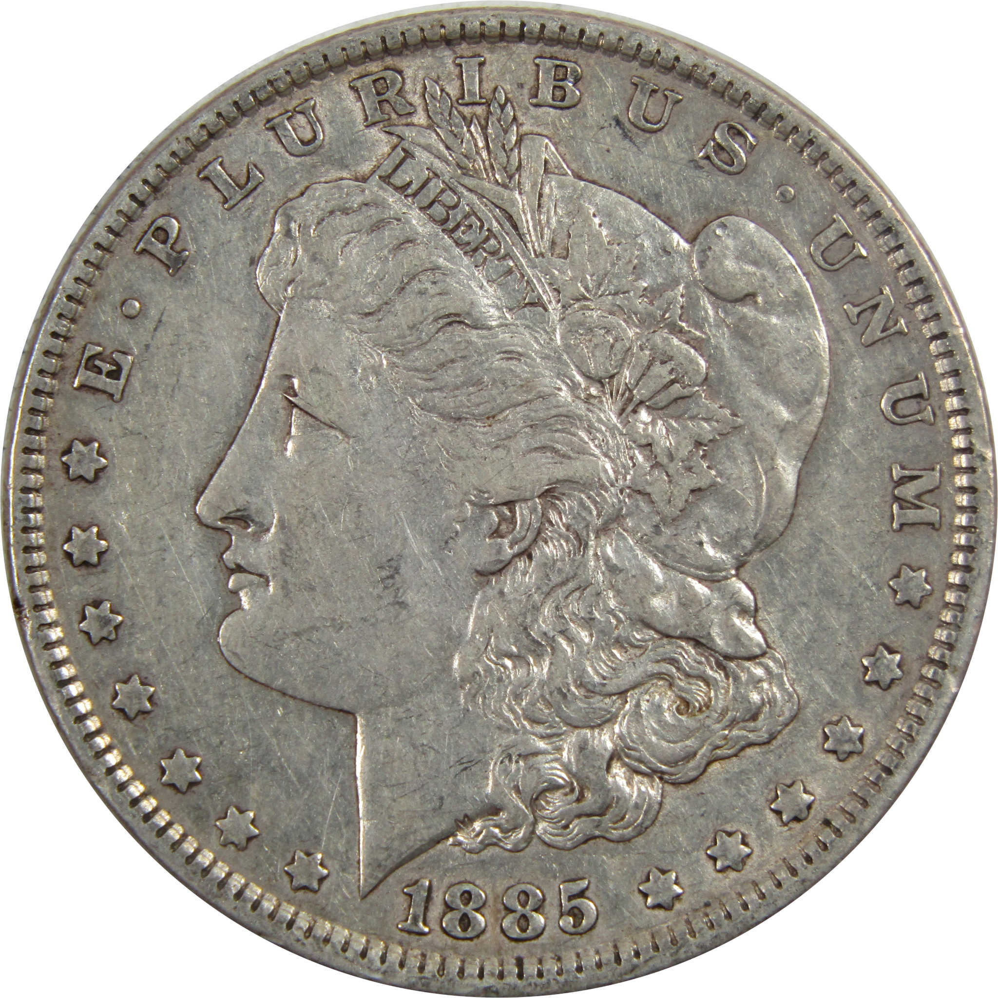 1885 Morgan Dollar XF EF Extremely Fine 90% Silver $1 Coin SKU:I5558 - Morgan coin - Morgan silver dollar - Morgan silver dollar for sale - Profile Coins &amp; Collectibles